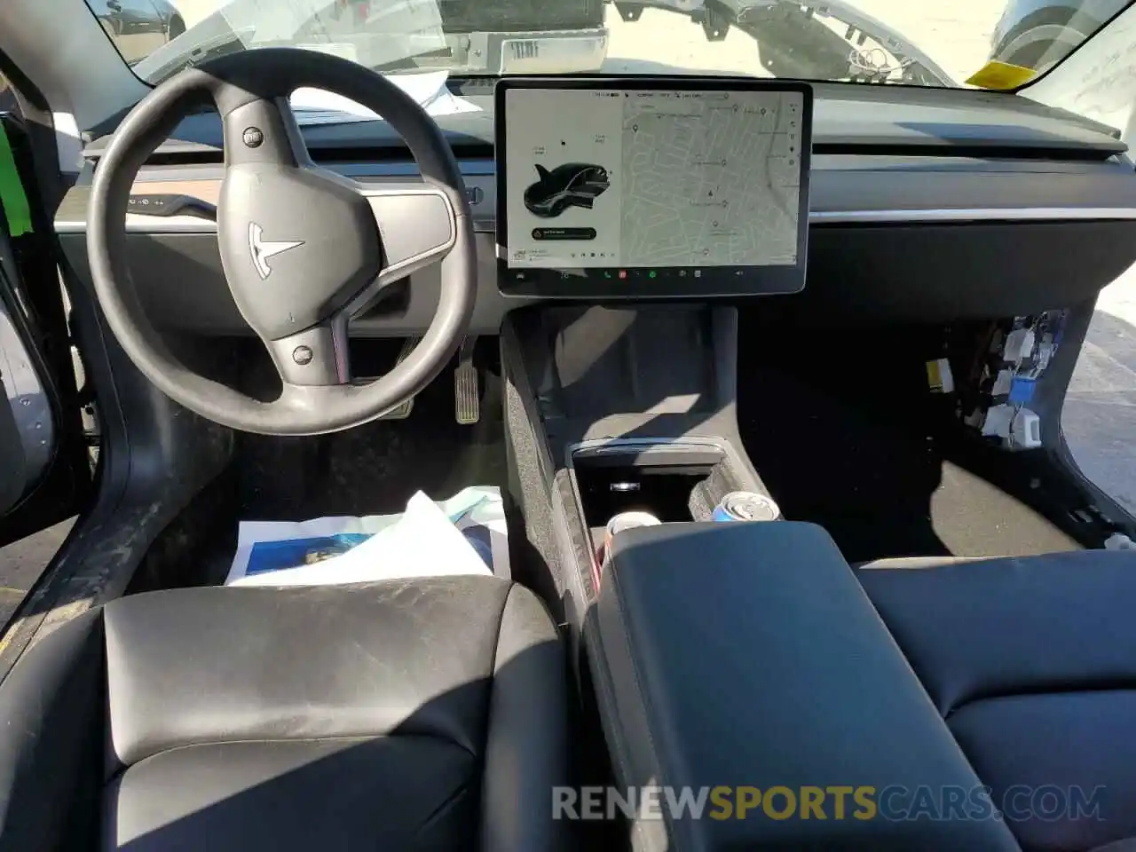 8 Photograph of a damaged car 5YJ3E1EB0NF110974 TESLA MODEL 3 2022