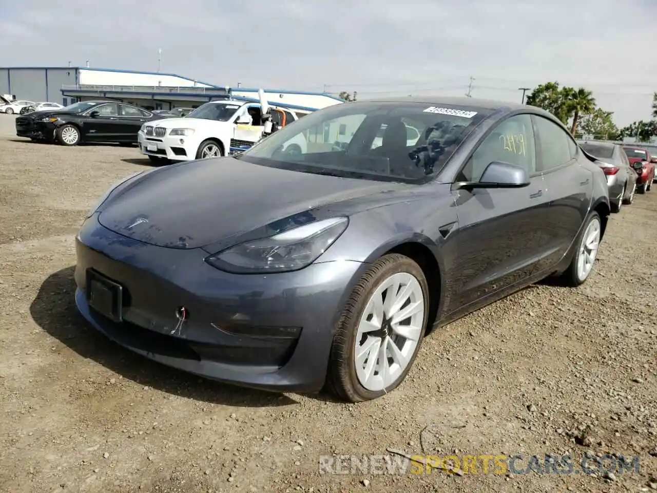 2 Фотография поврежденного автомобиля 5YJ3E1EB0NF145739 TESLA MODEL 3 2022