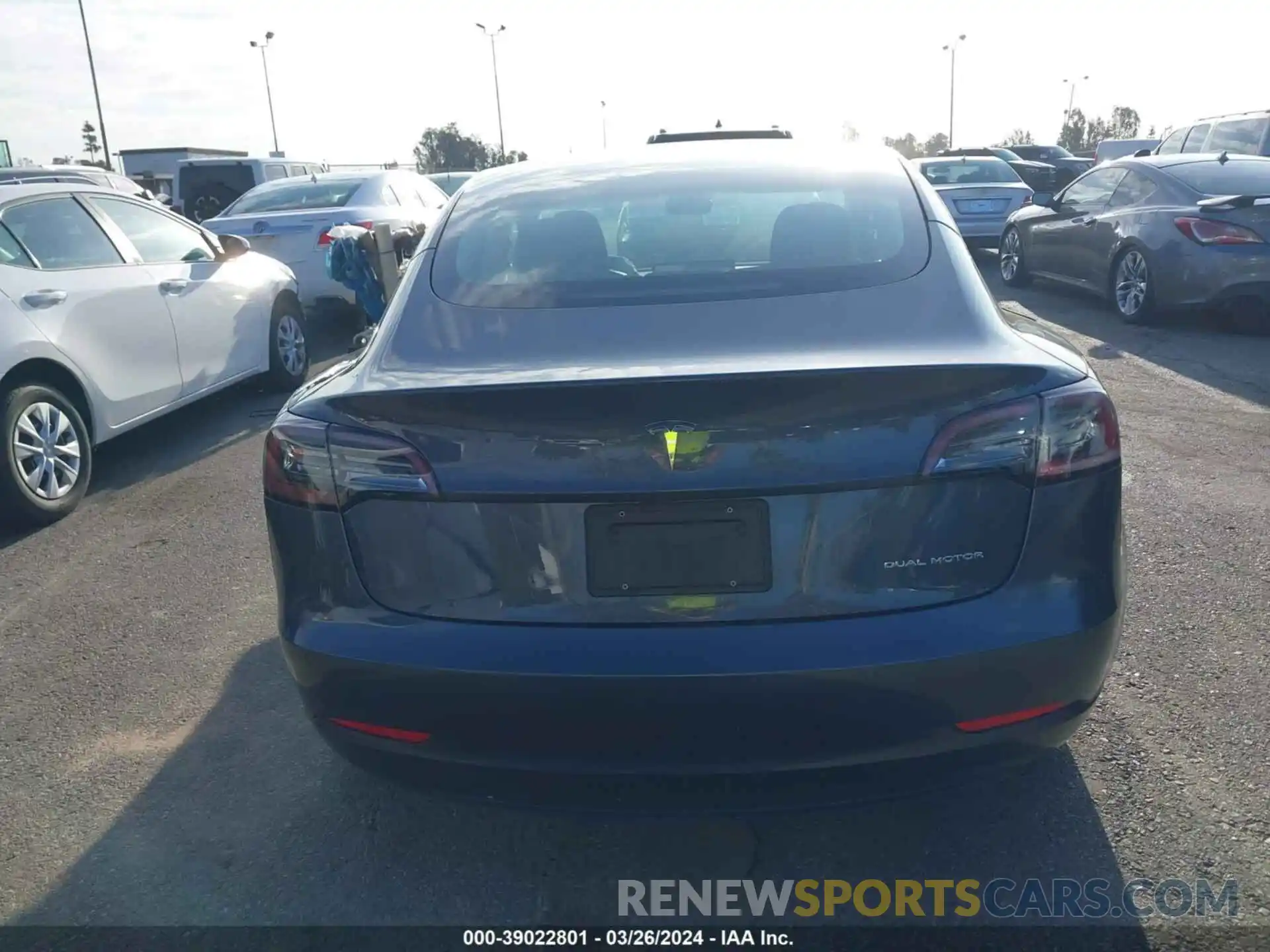 16 Photograph of a damaged car 5YJ3E1EB0NF167174 TESLA MODEL 3 2022