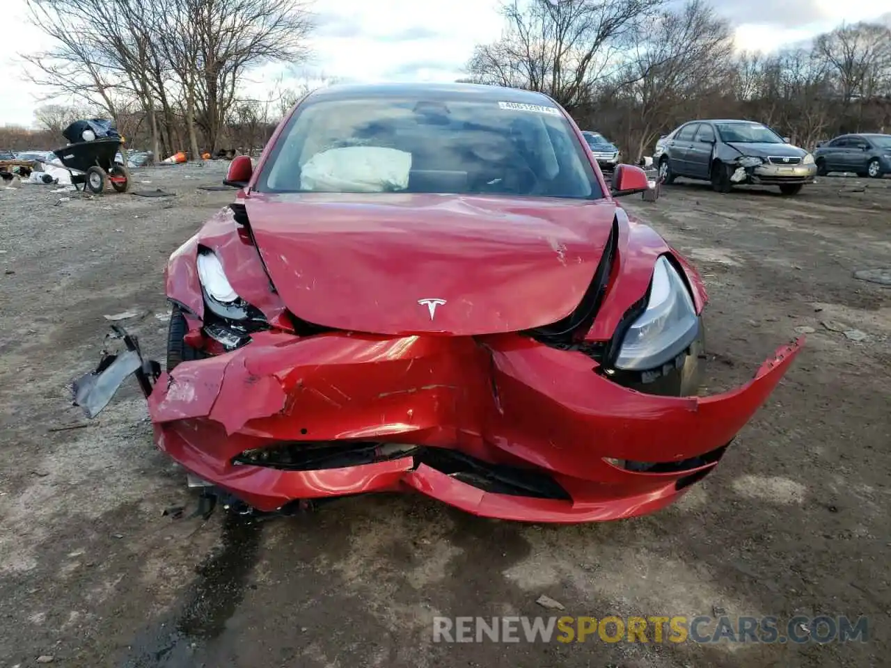 5 Photograph of a damaged car 5YJ3E1EB0NF172889 TESLA MODEL 3 2022