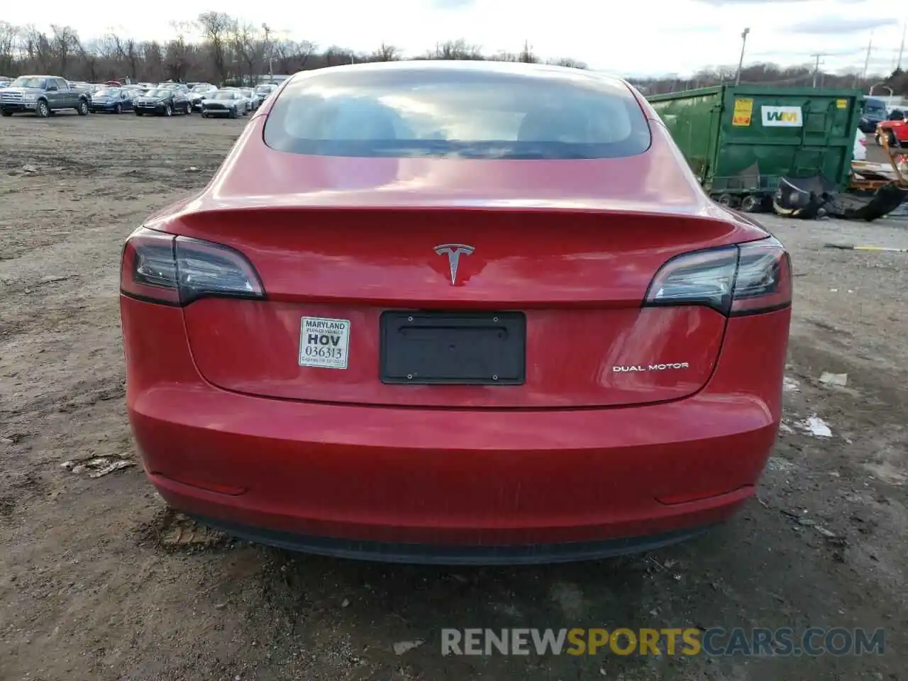 6 Photograph of a damaged car 5YJ3E1EB0NF172889 TESLA MODEL 3 2022