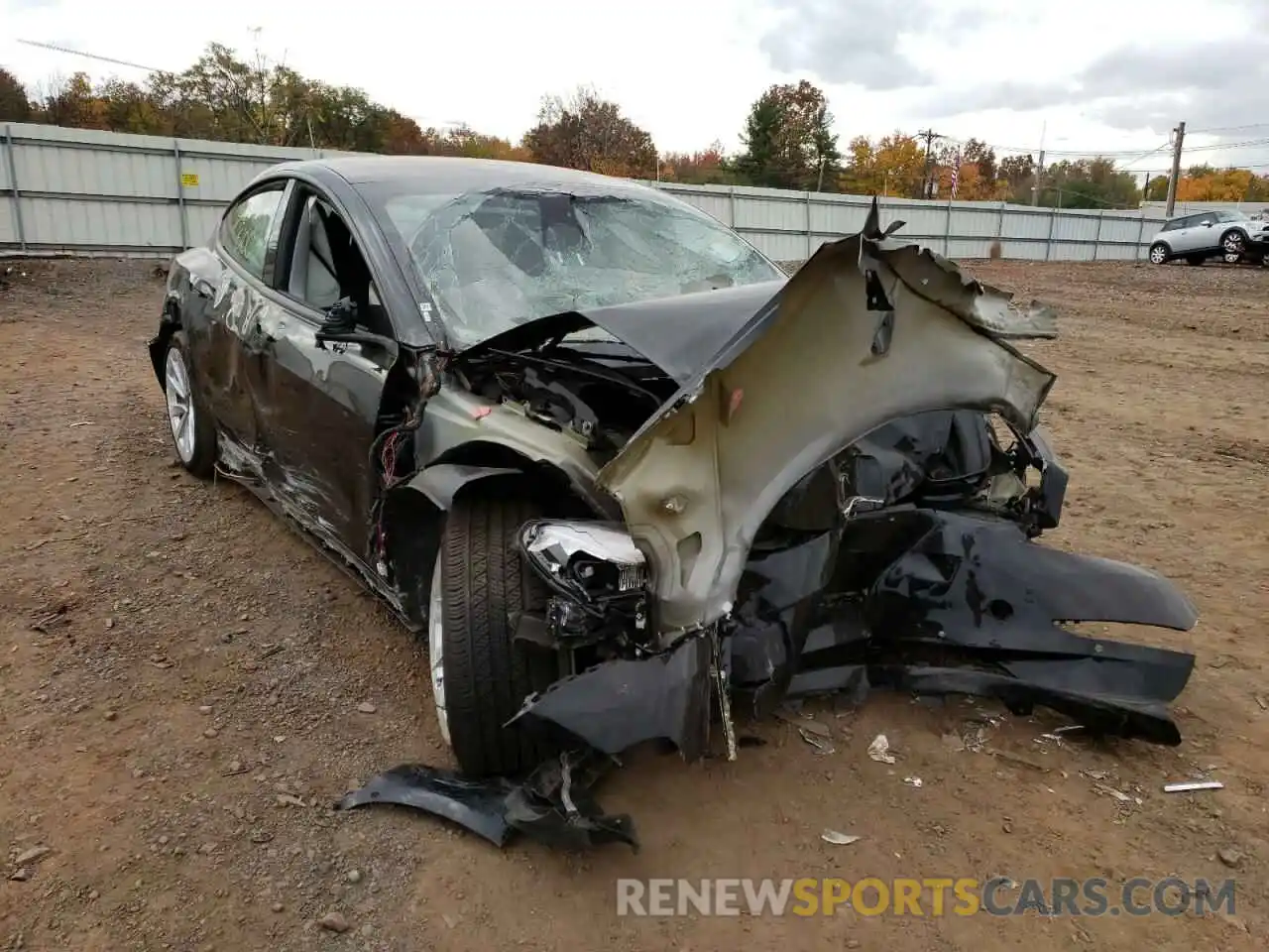 1 Photograph of a damaged car 5YJ3E1EB0NF186002 TESLA MODEL 3 2022