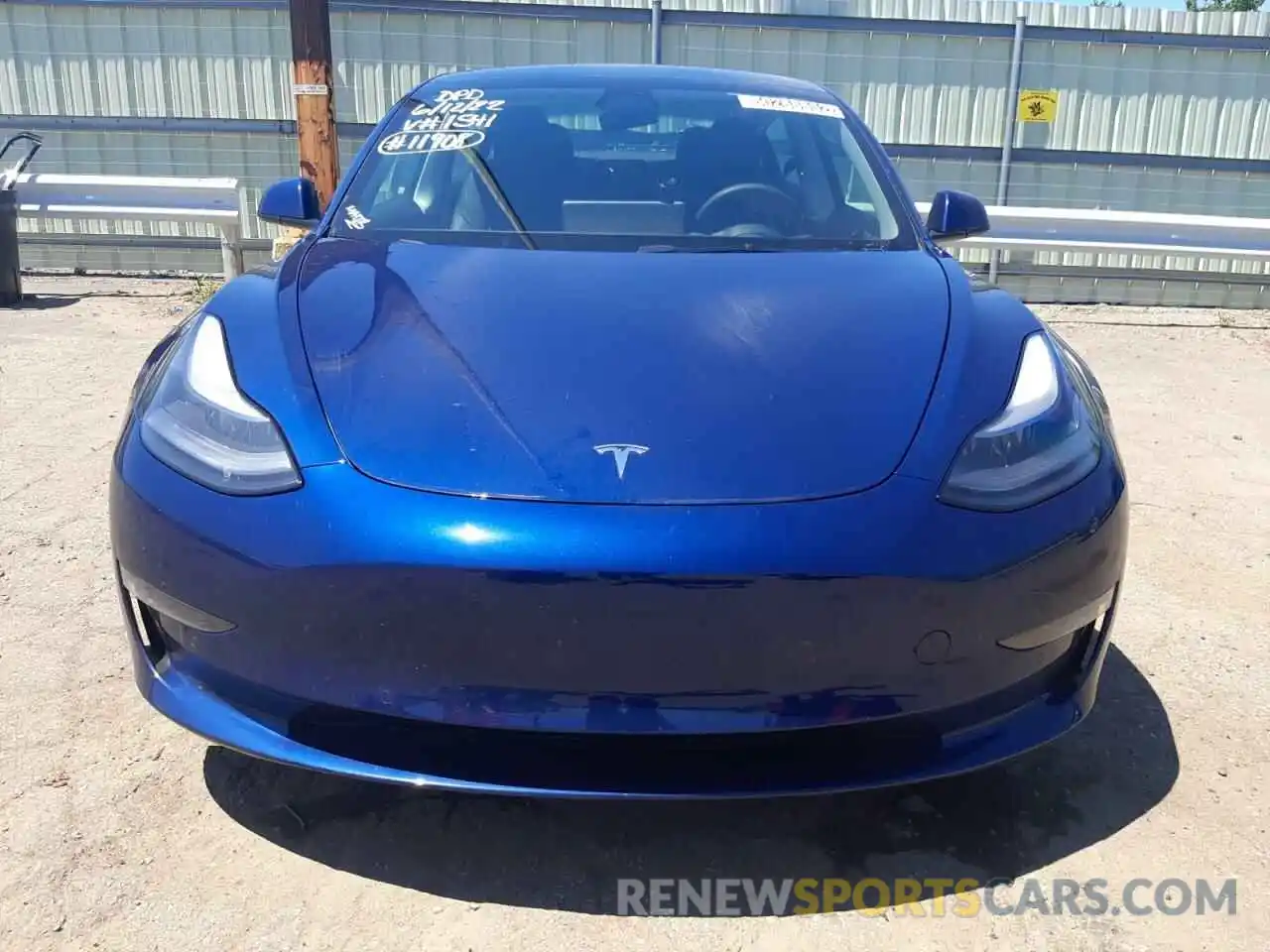 9 Photograph of a damaged car 5YJ3E1EB0NF191541 TESLA MODEL 3 2022