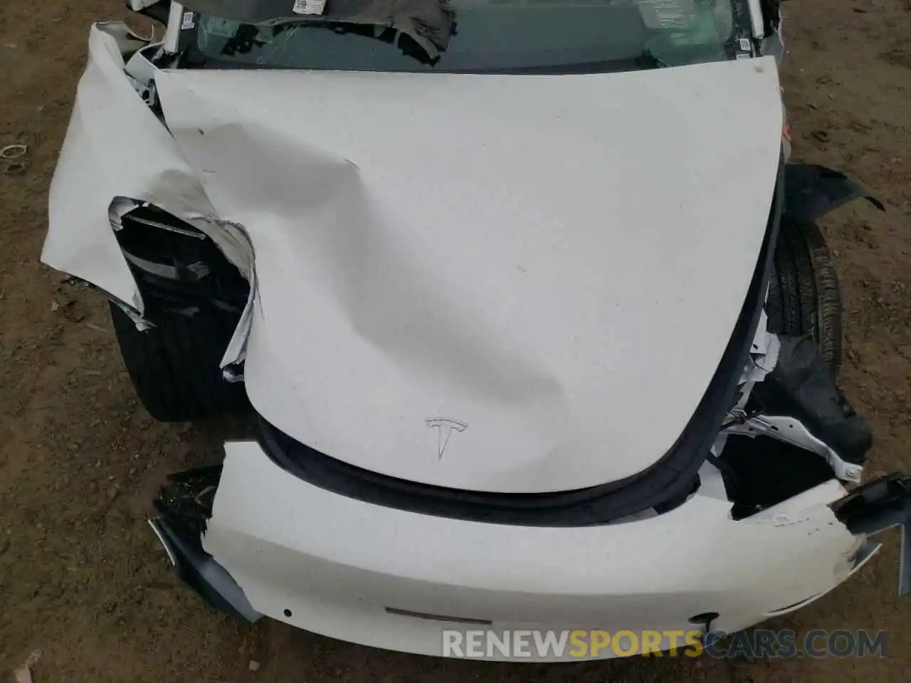 7 Photograph of a damaged car 5YJ3E1EB0NF191698 TESLA MODEL 3 2022