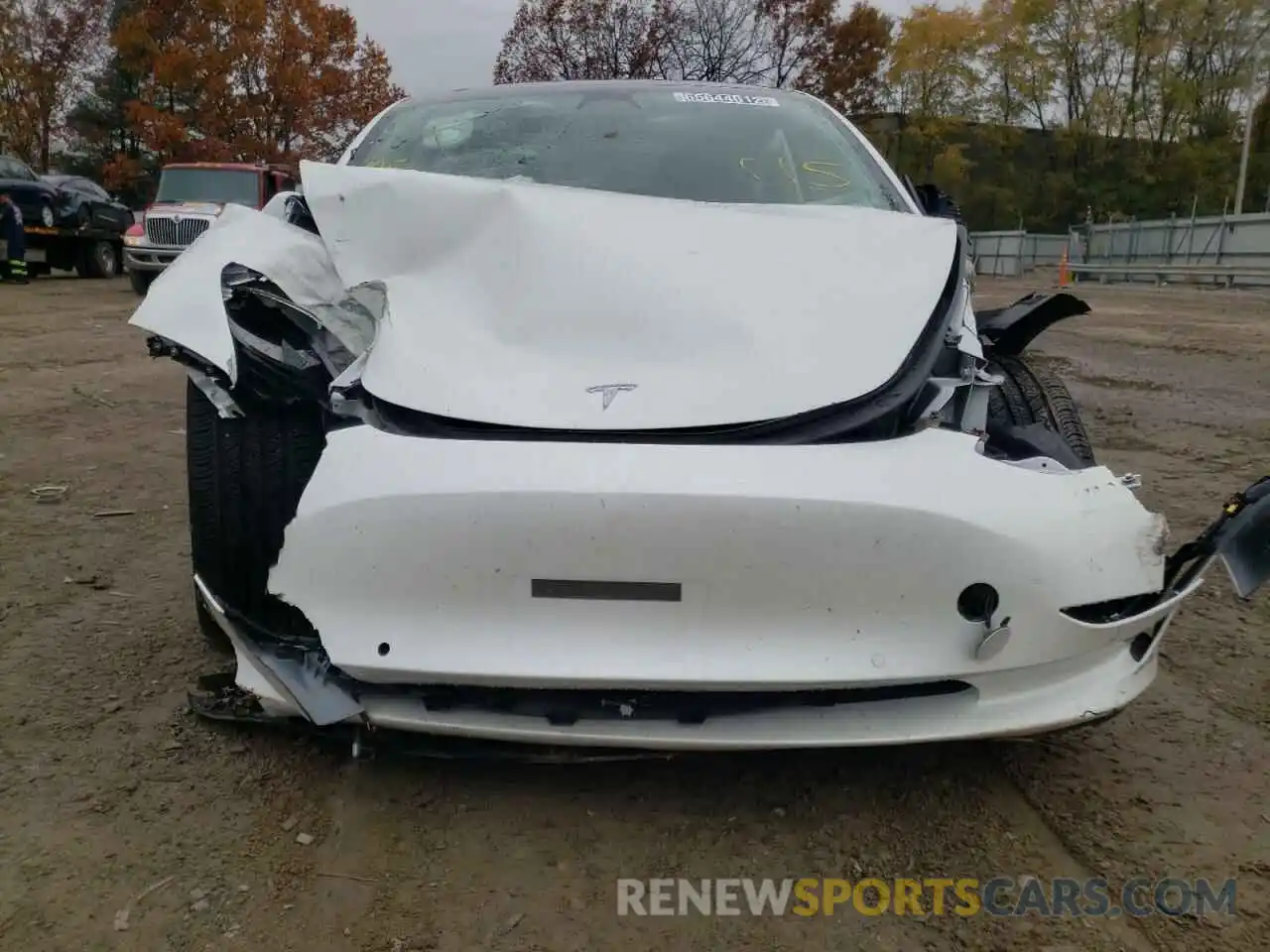 9 Photograph of a damaged car 5YJ3E1EB0NF191698 TESLA MODEL 3 2022