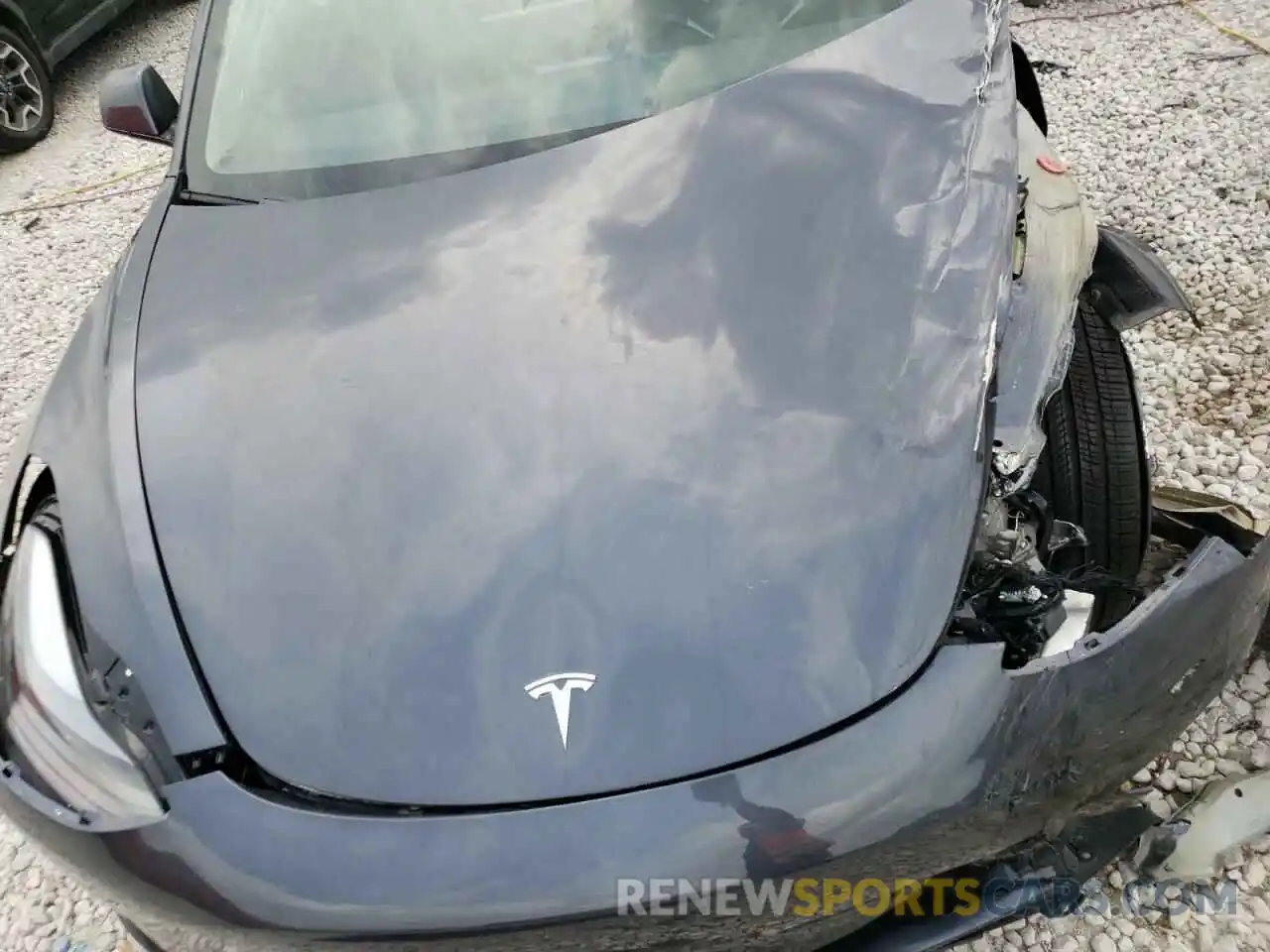 7 Photograph of a damaged car 5YJ3E1EB0NF236672 TESLA MODEL 3 2022