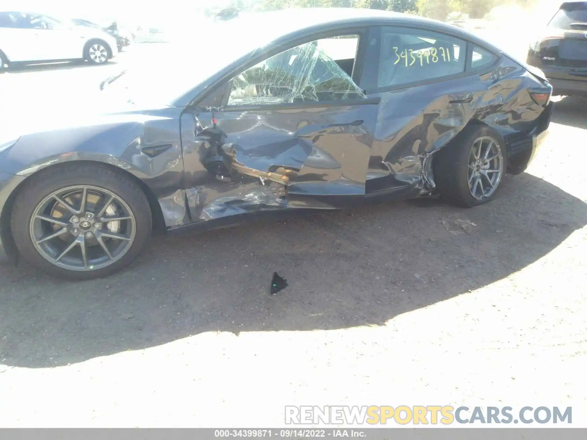 6 Photograph of a damaged car 5YJ3E1EB0NF244092 TESLA MODEL 3 2022