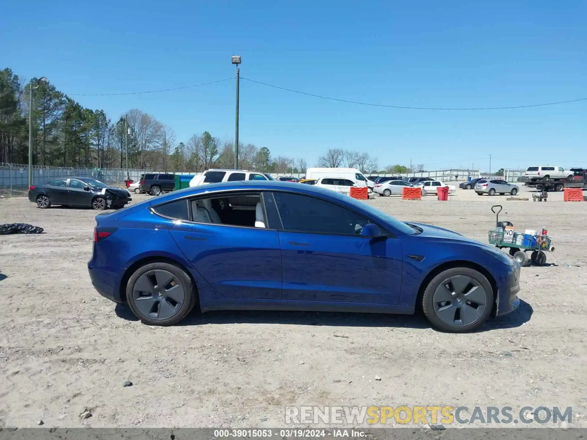 14 Photograph of a damaged car 5YJ3E1EB0NF245369 TESLA MODEL 3 2022