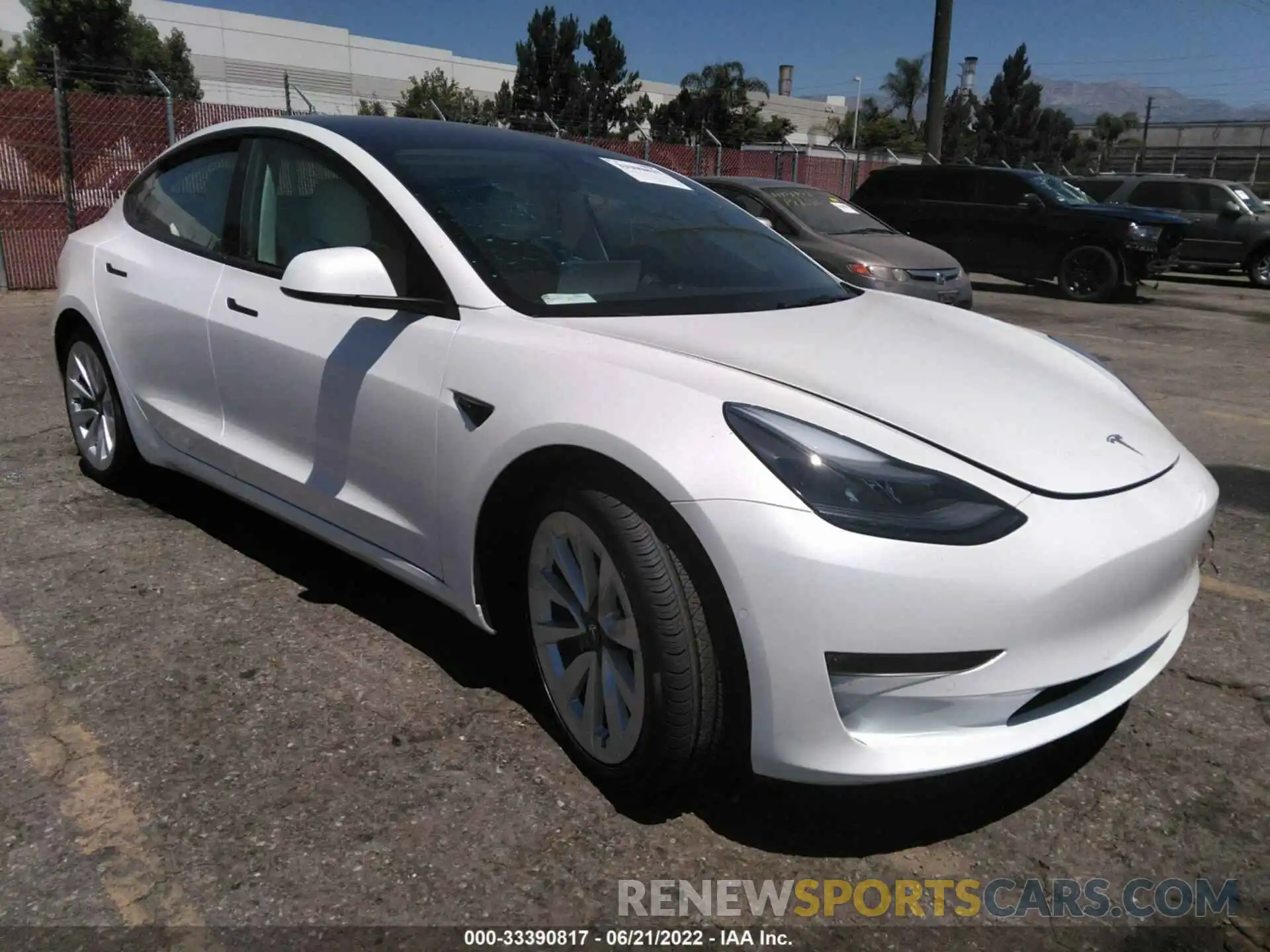 1 Фотография поврежденного автомобиля 5YJ3E1EB0NF264858 TESLA MODEL 3 2022