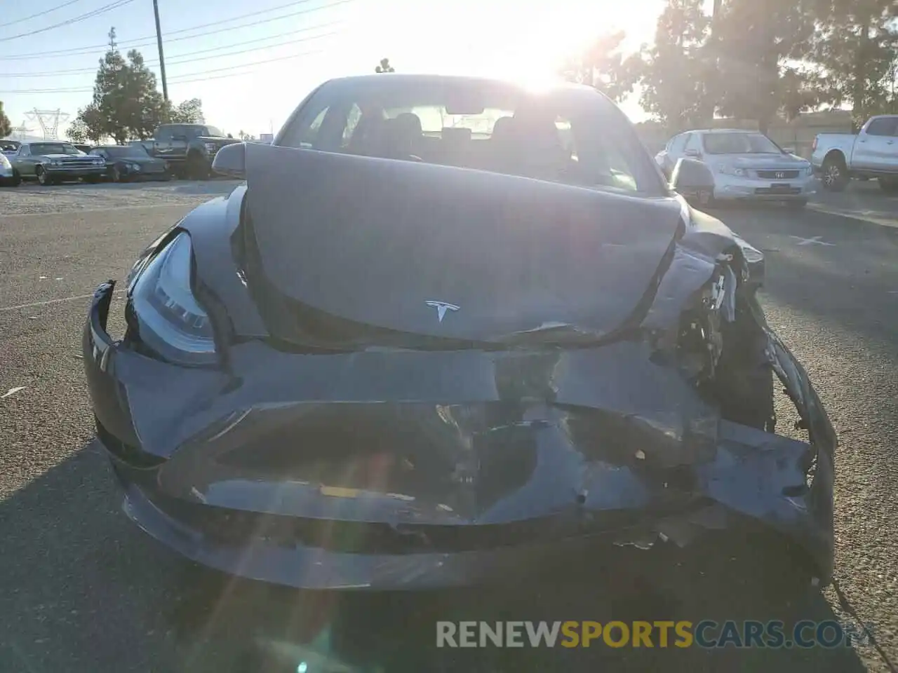 5 Photograph of a damaged car 5YJ3E1EB0NF294054 TESLA MODEL 3 2022