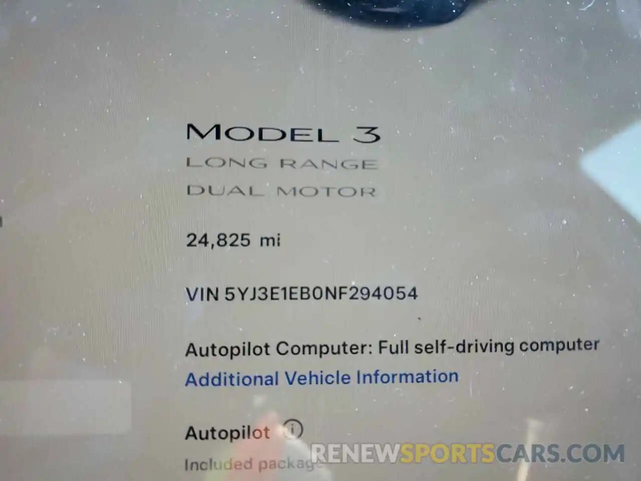 9 Photograph of a damaged car 5YJ3E1EB0NF294054 TESLA MODEL 3 2022