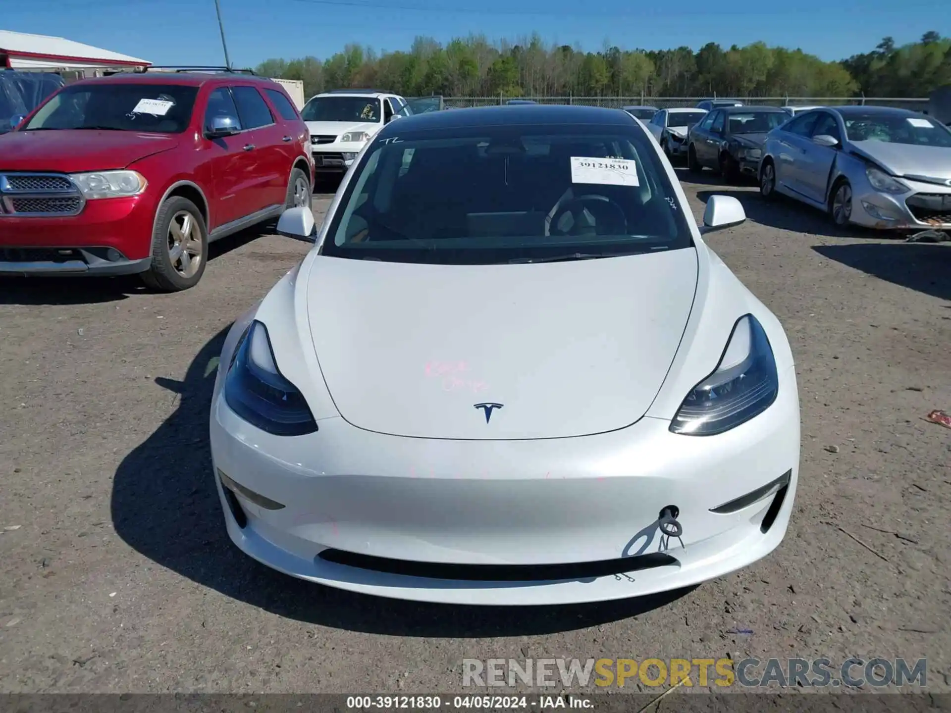 12 Photograph of a damaged car 5YJ3E1EB0NF333452 TESLA MODEL 3 2022