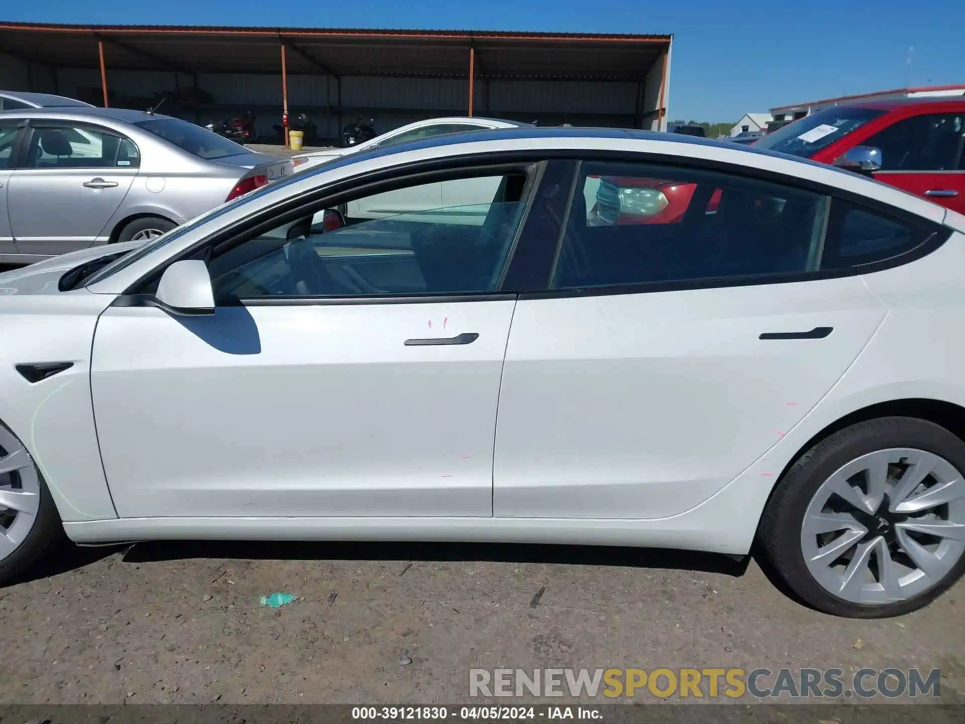 14 Photograph of a damaged car 5YJ3E1EB0NF333452 TESLA MODEL 3 2022