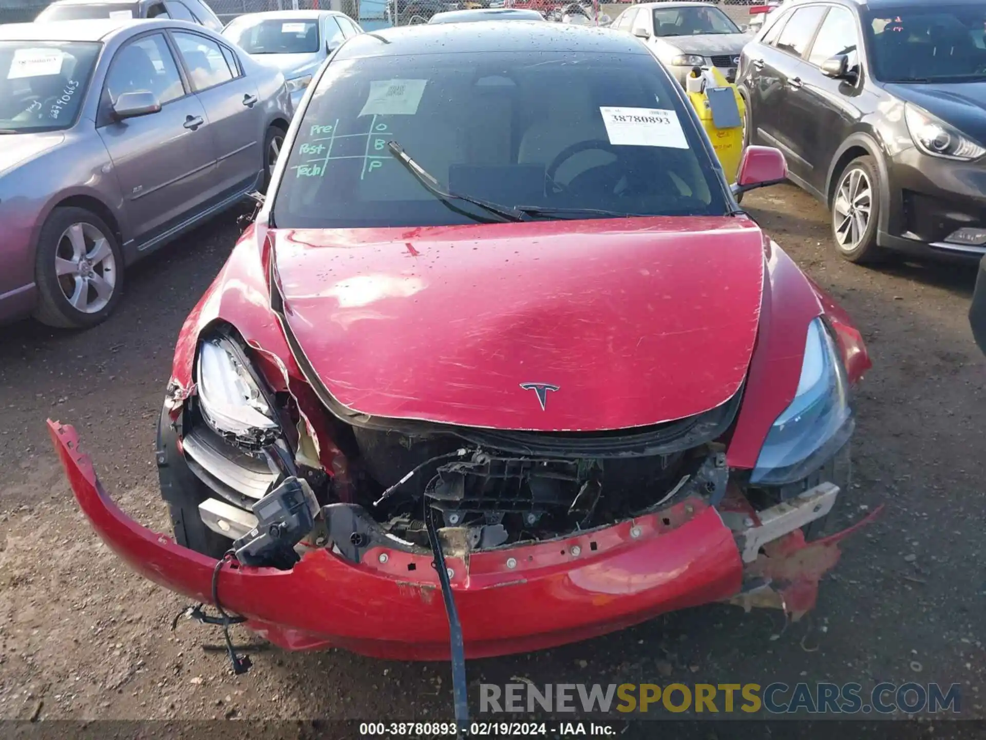 13 Photograph of a damaged car 5YJ3E1EB0NF337467 TESLA MODEL 3 2022