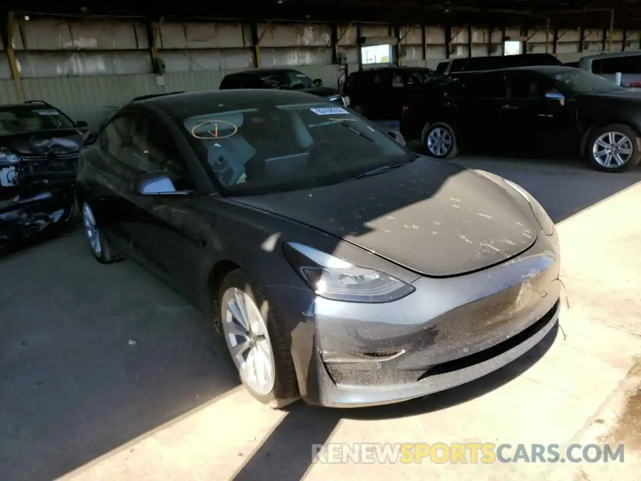 1 Фотография поврежденного автомобиля 5YJ3E1EB0NF342748 TESLA MODEL 3 2022