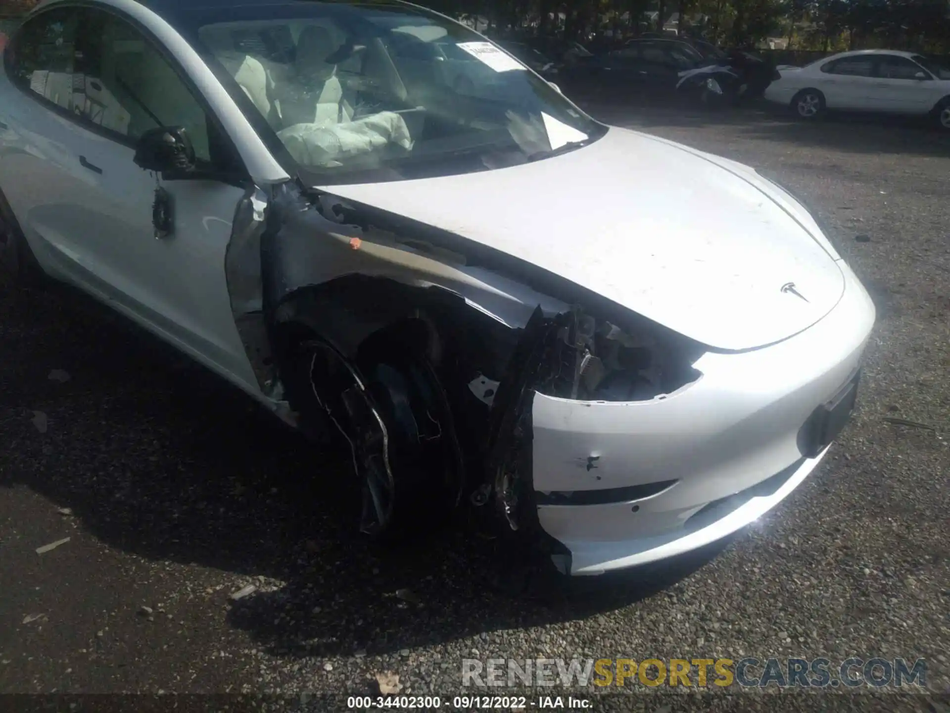 6 Photograph of a damaged car 5YJ3E1EB1NF119232 TESLA MODEL 3 2022