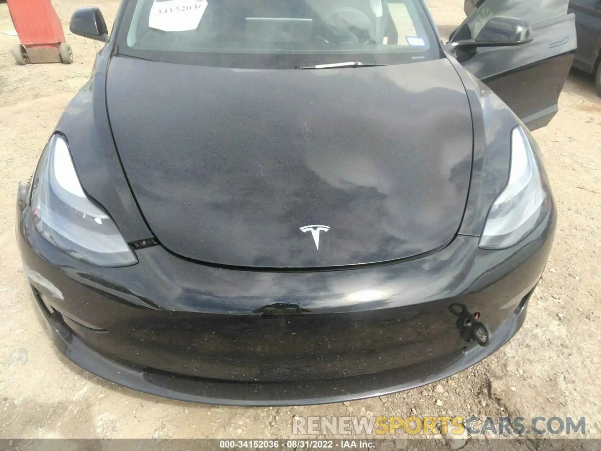 10 Photograph of a damaged car 5YJ3E1EB1NF120722 TESLA MODEL 3 2022