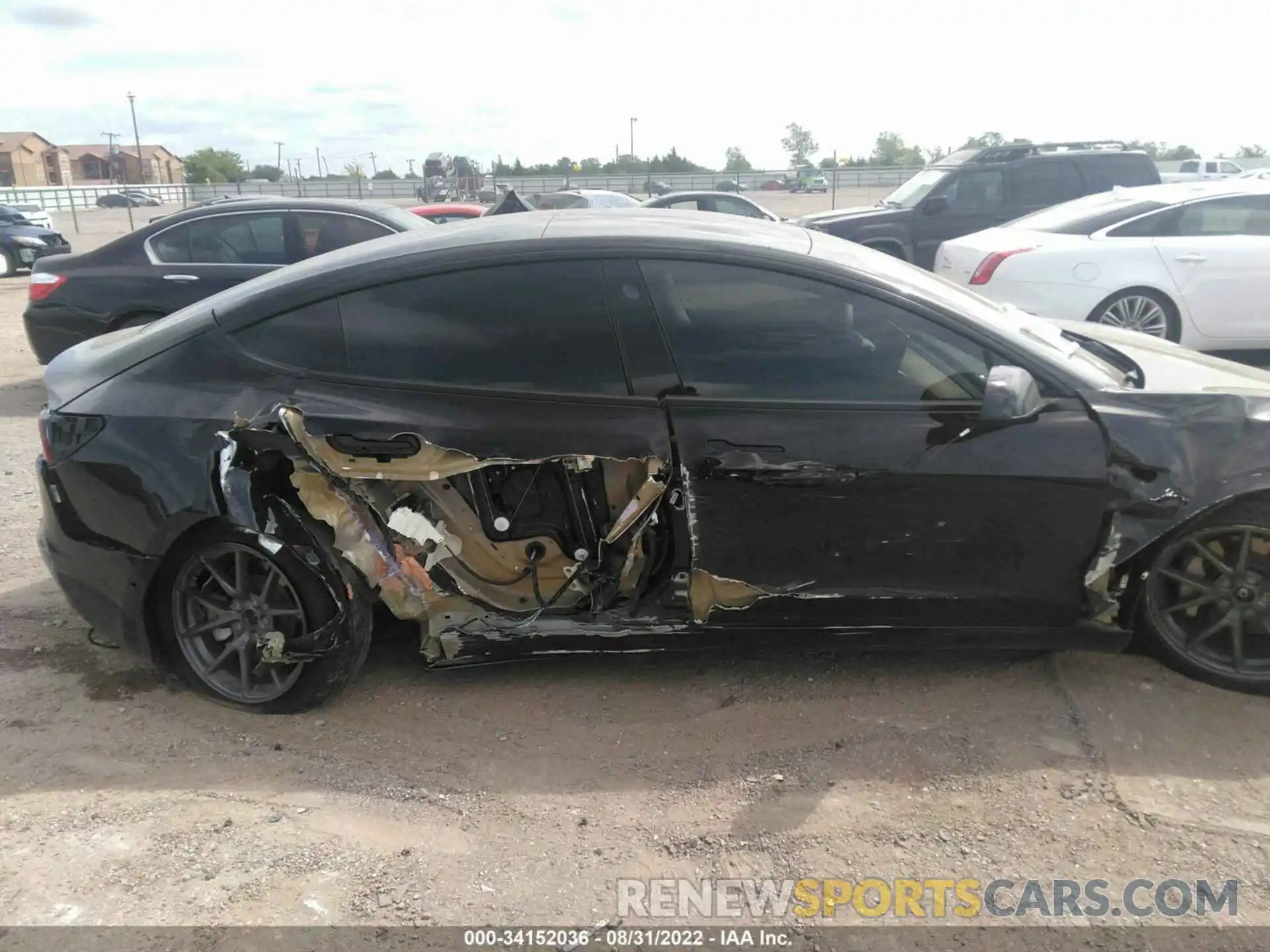 6 Photograph of a damaged car 5YJ3E1EB1NF120722 TESLA MODEL 3 2022