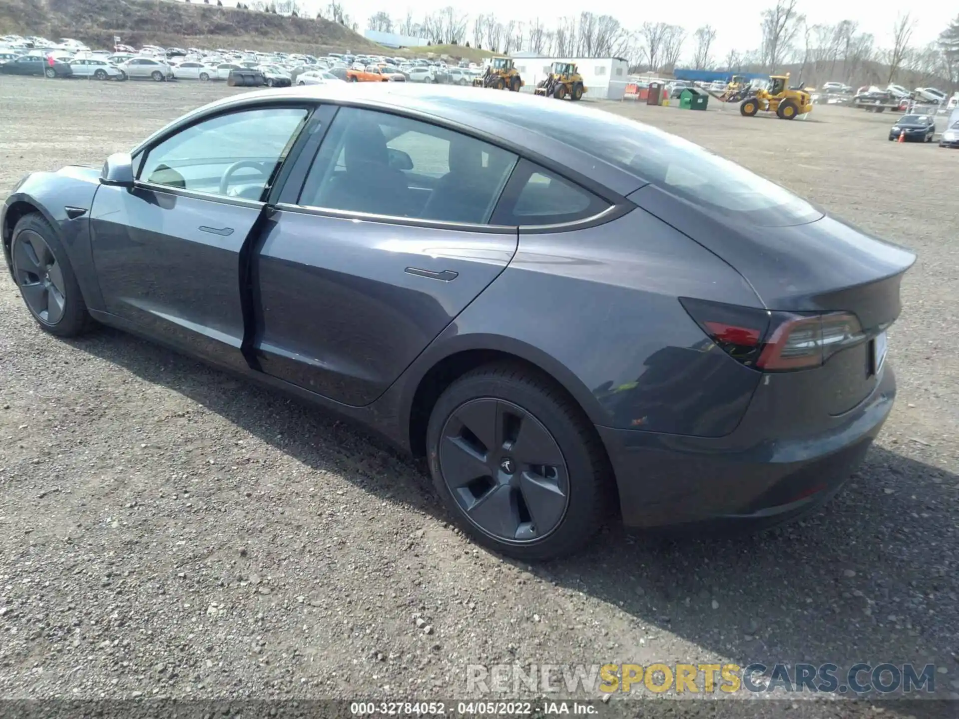 3 Photograph of a damaged car 5YJ3E1EB1NF129498 TESLA MODEL 3 2022