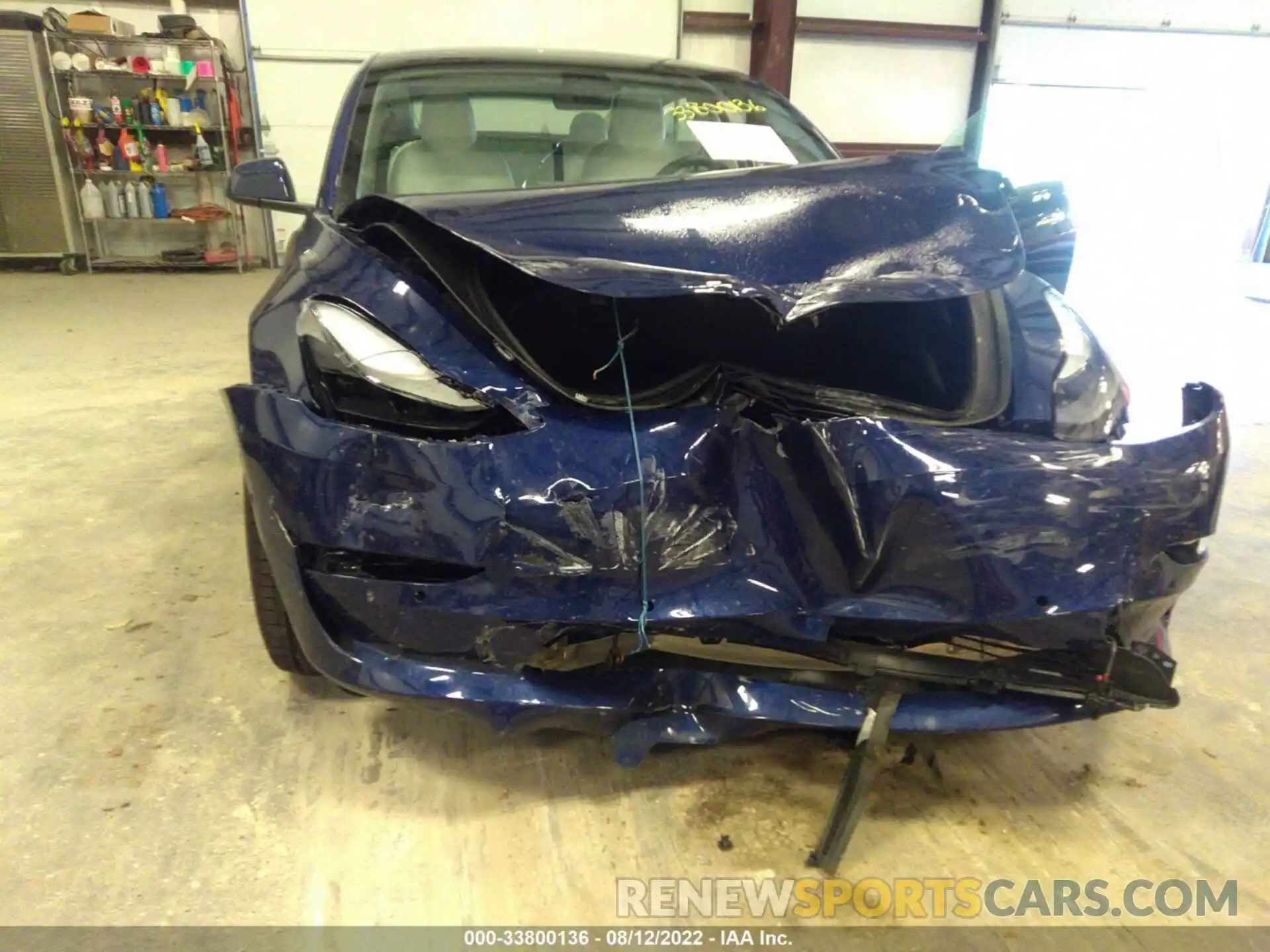 6 Photograph of a damaged car 5YJ3E1EB1NF179396 TESLA MODEL 3 2022