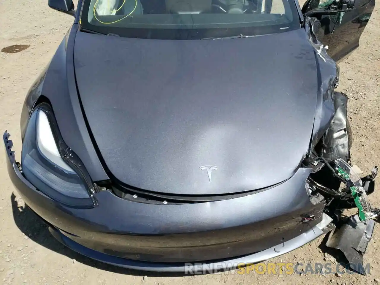 7 Photograph of a damaged car 5YJ3E1EB1NF179446 TESLA MODEL 3 2022