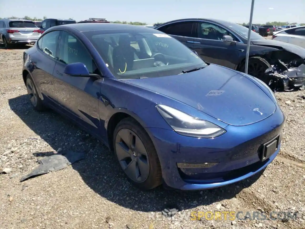 1 Photograph of a damaged car 5YJ3E1EB1NF188485 TESLA MODEL 3 2022