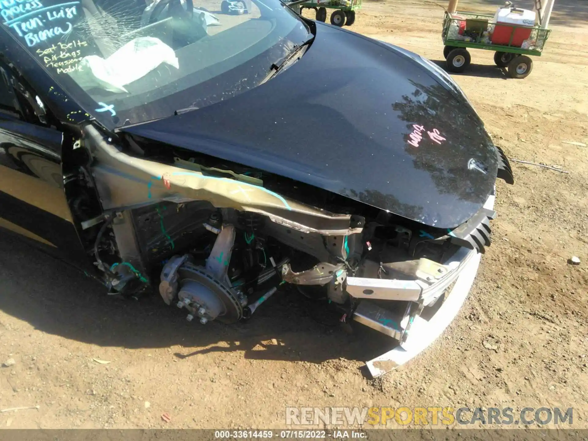 6 Photograph of a damaged car 5YJ3E1EB1NF210968 TESLA MODEL 3 2022