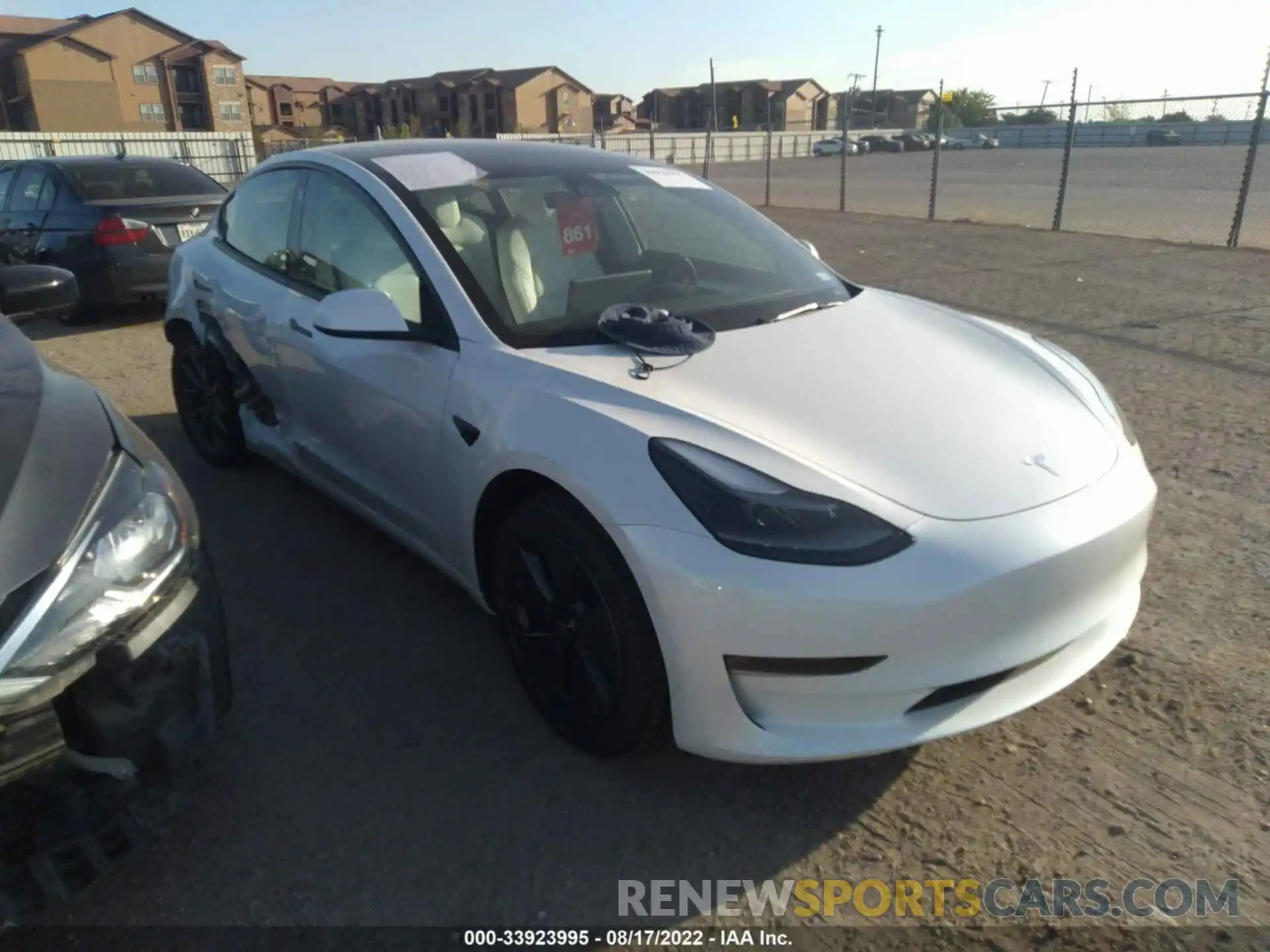 1 Фотография поврежденного автомобиля 5YJ3E1EB1NF232744 TESLA MODEL 3 2022