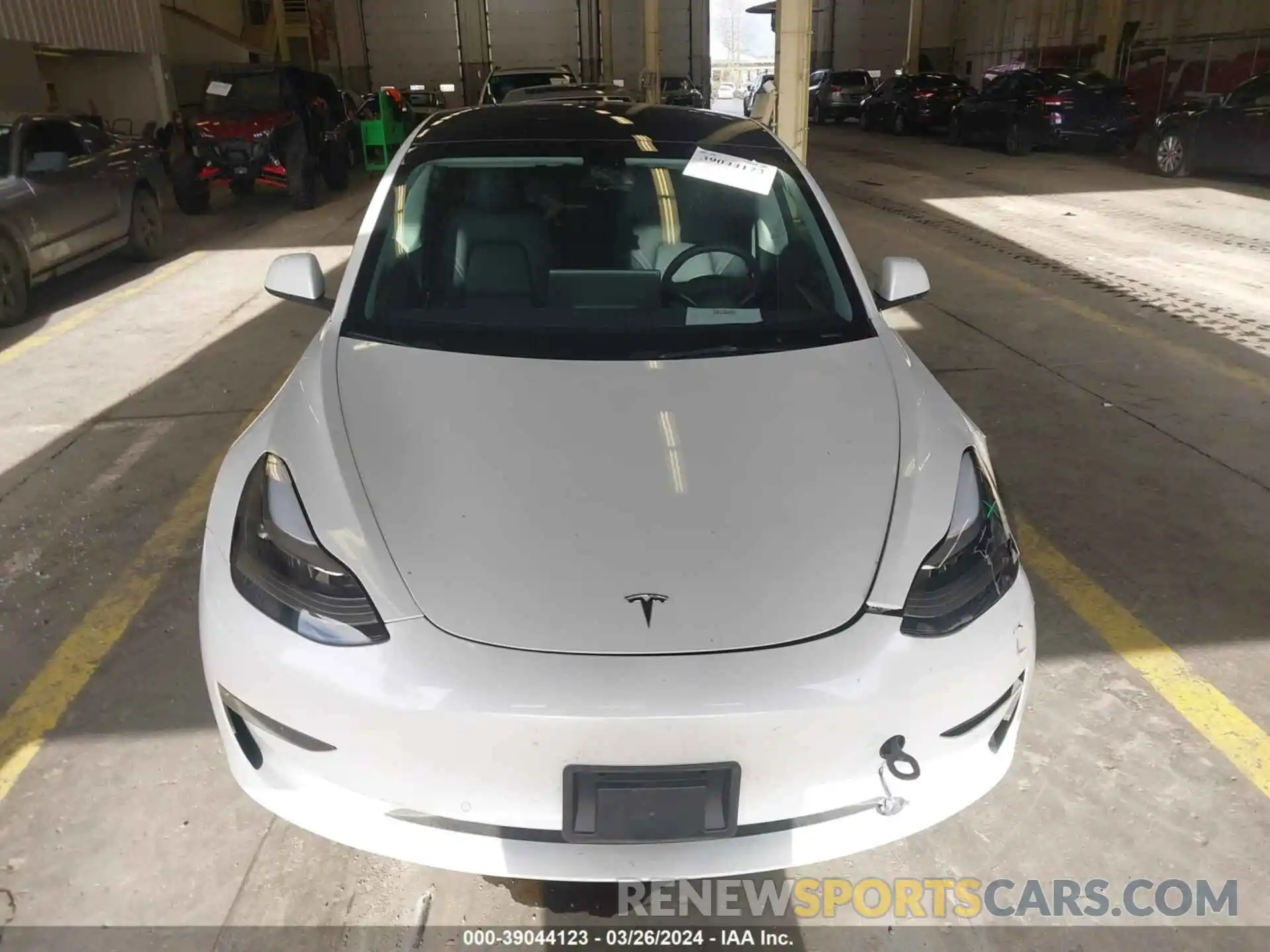 12 Photograph of a damaged car 5YJ3E1EB1NF256607 TESLA MODEL 3 2022