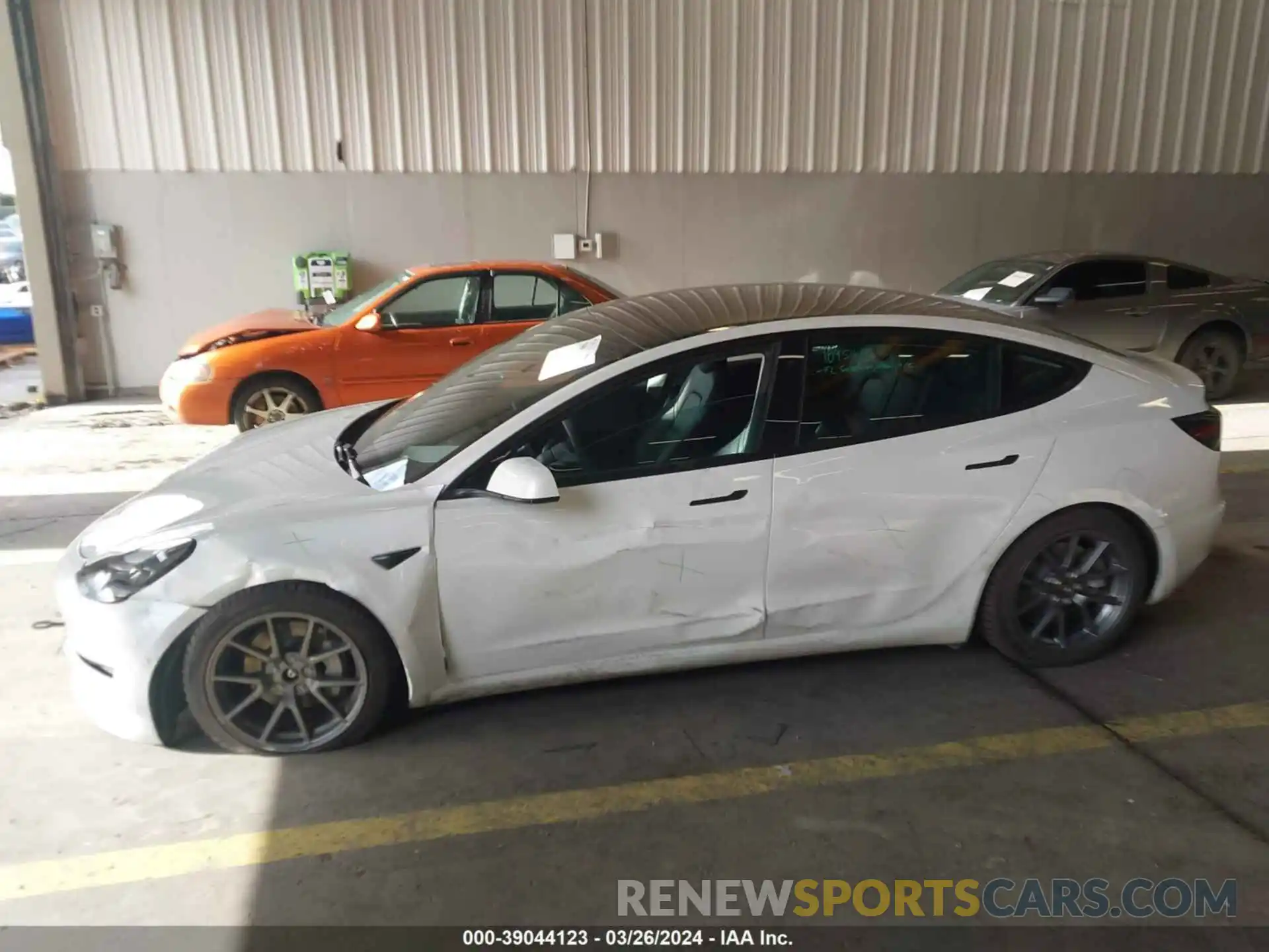 14 Photograph of a damaged car 5YJ3E1EB1NF256607 TESLA MODEL 3 2022