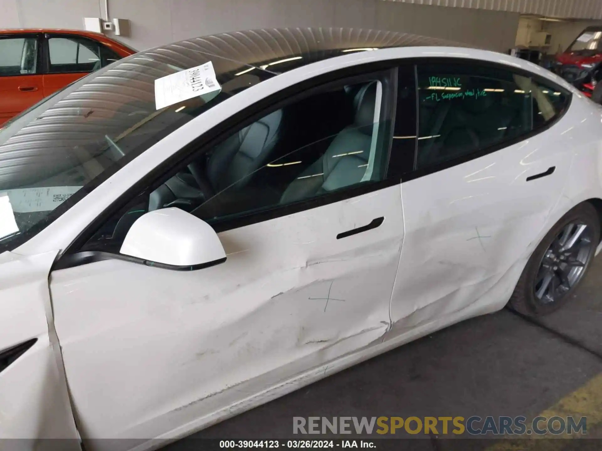 21 Photograph of a damaged car 5YJ3E1EB1NF256607 TESLA MODEL 3 2022