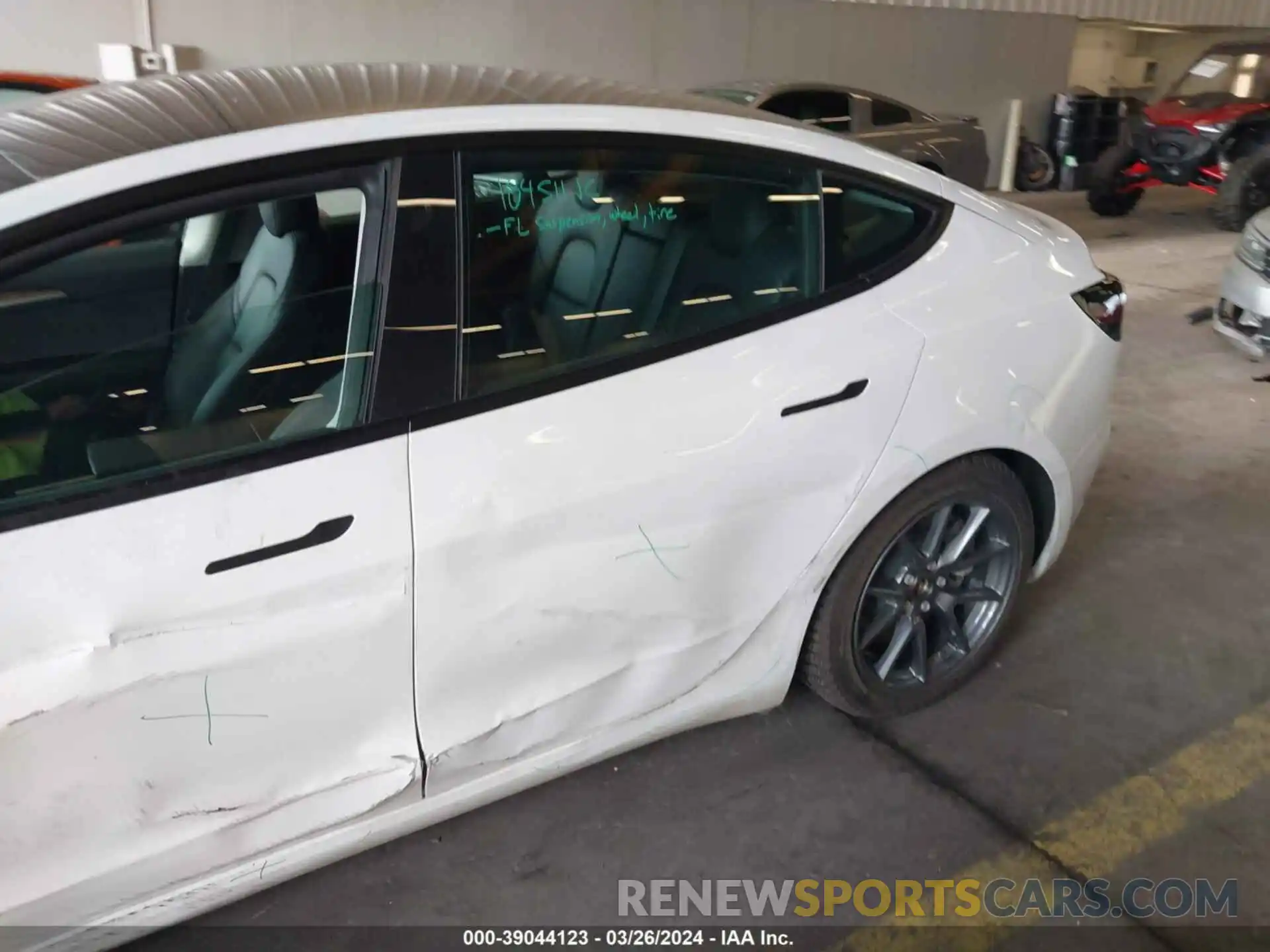 22 Photograph of a damaged car 5YJ3E1EB1NF256607 TESLA MODEL 3 2022