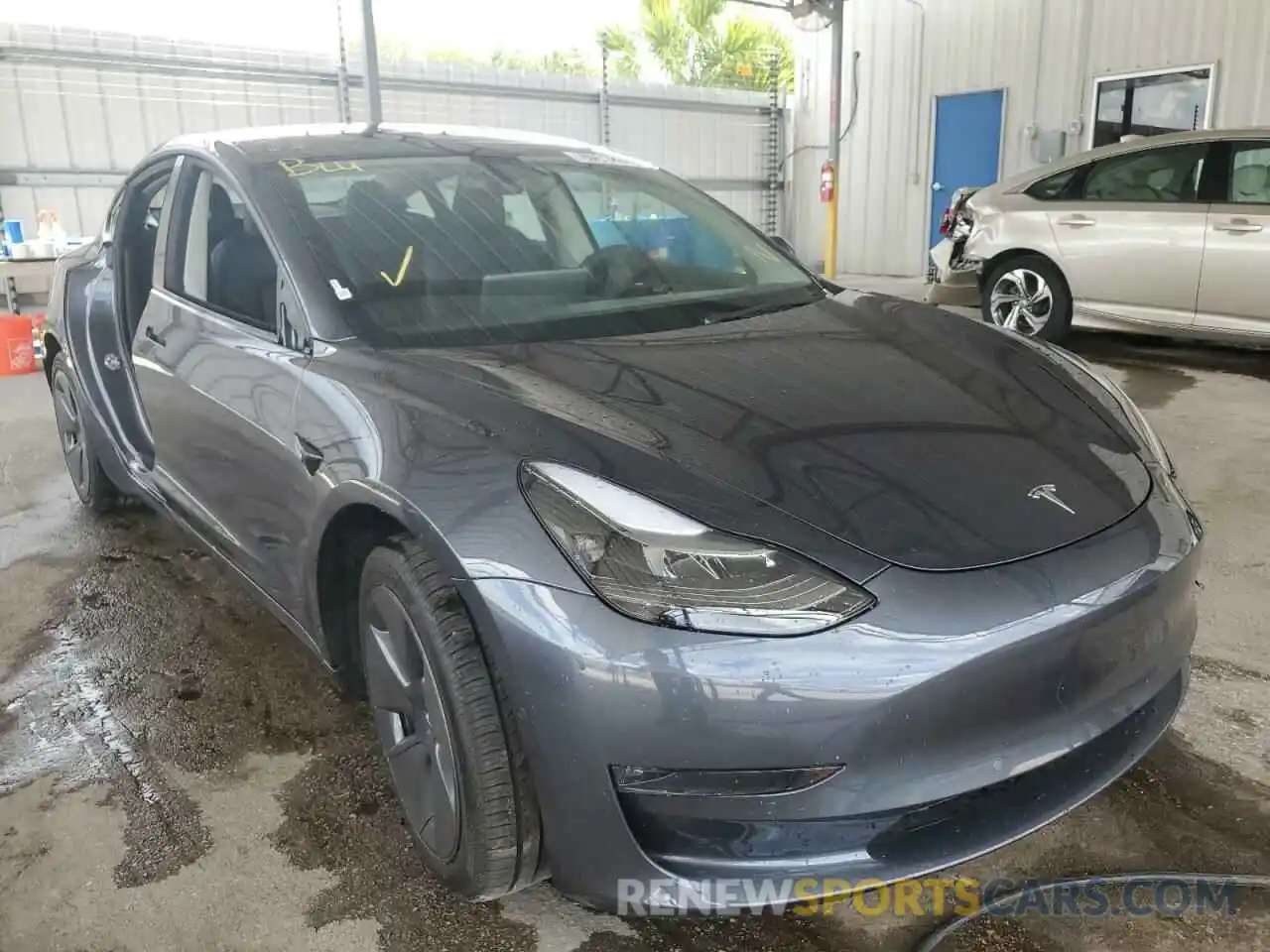 1 Photograph of a damaged car 5YJ3E1EB1NF289140 TESLA MODEL 3 2022