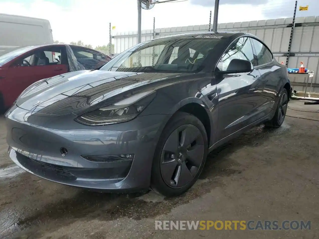 2 Photograph of a damaged car 5YJ3E1EB1NF289140 TESLA MODEL 3 2022