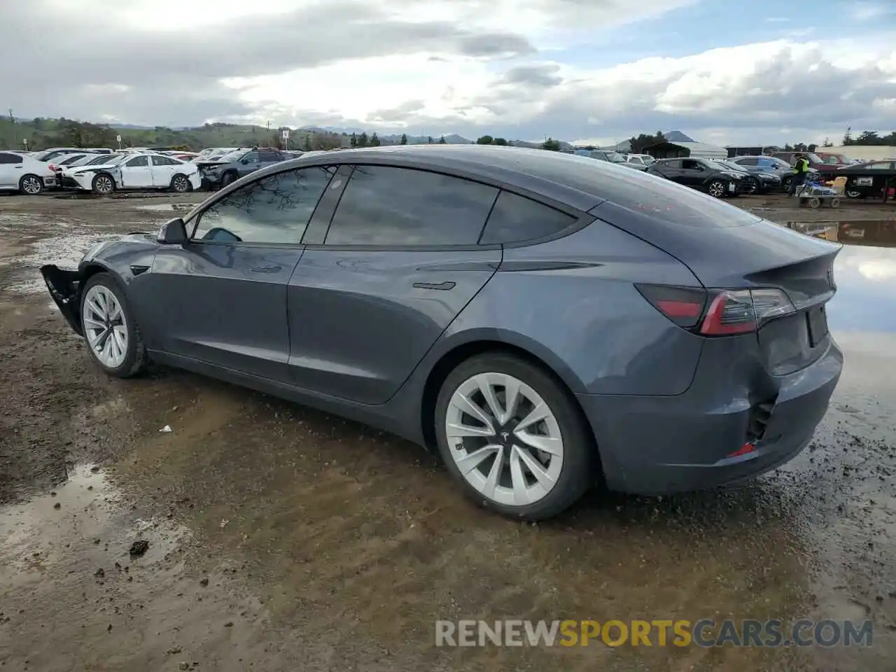 2 Фотография поврежденного автомобиля 5YJ3E1EB1NF340846 TESLA MODEL 3 2022