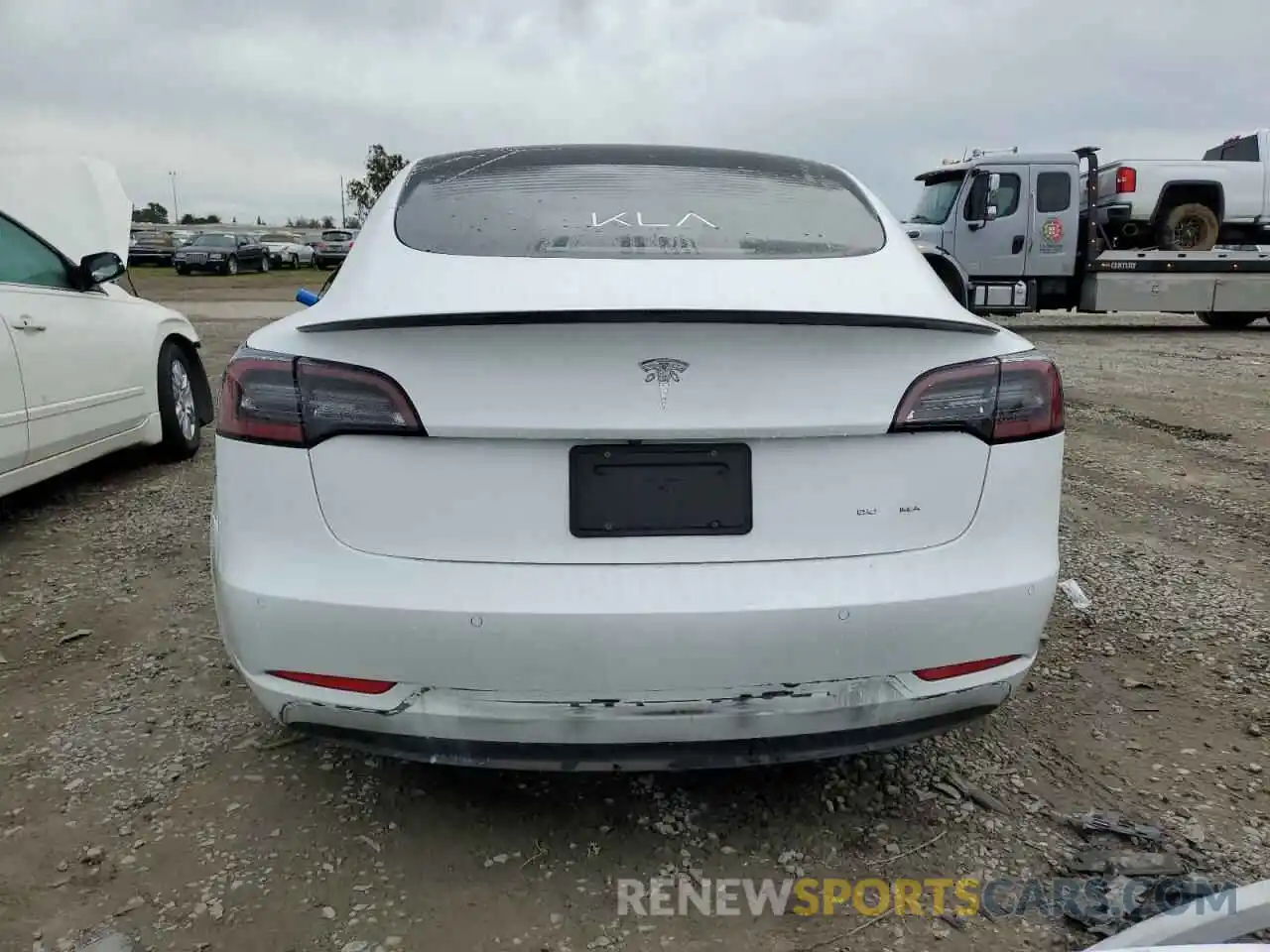 6 Photograph of a damaged car 5YJ3E1EB1NF349336 TESLA MODEL 3 2022