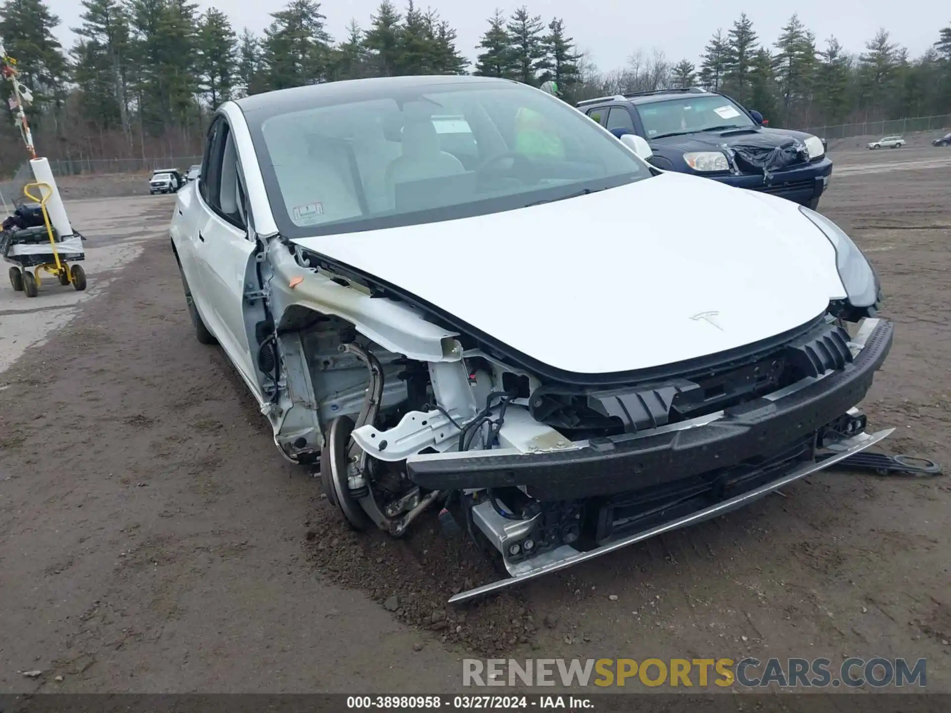 12 Photograph of a damaged car 5YJ3E1EB2NF101869 TESLA MODEL 3 2022