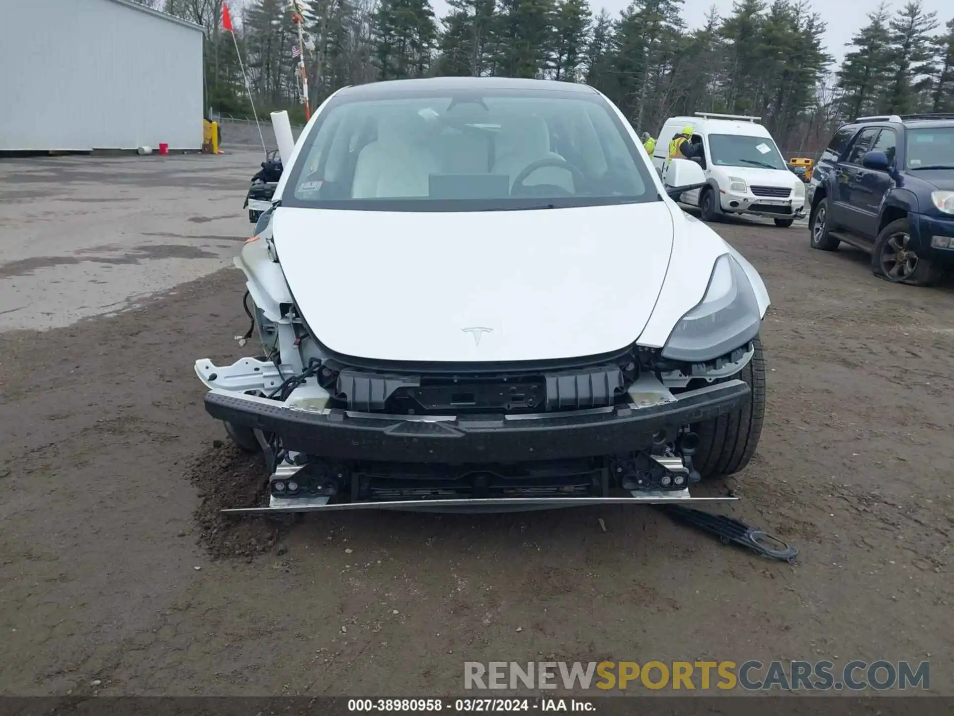 13 Photograph of a damaged car 5YJ3E1EB2NF101869 TESLA MODEL 3 2022