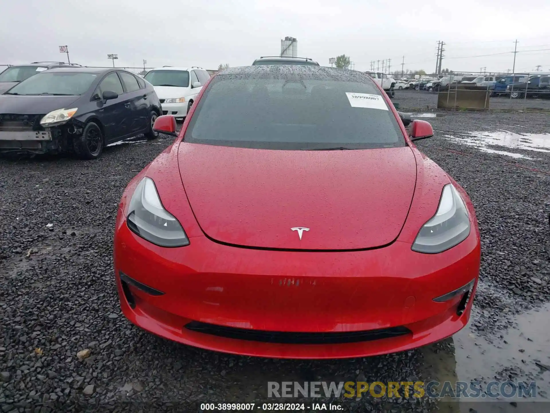 12 Photograph of a damaged car 5YJ3E1EB2NF103671 TESLA MODEL 3 2022