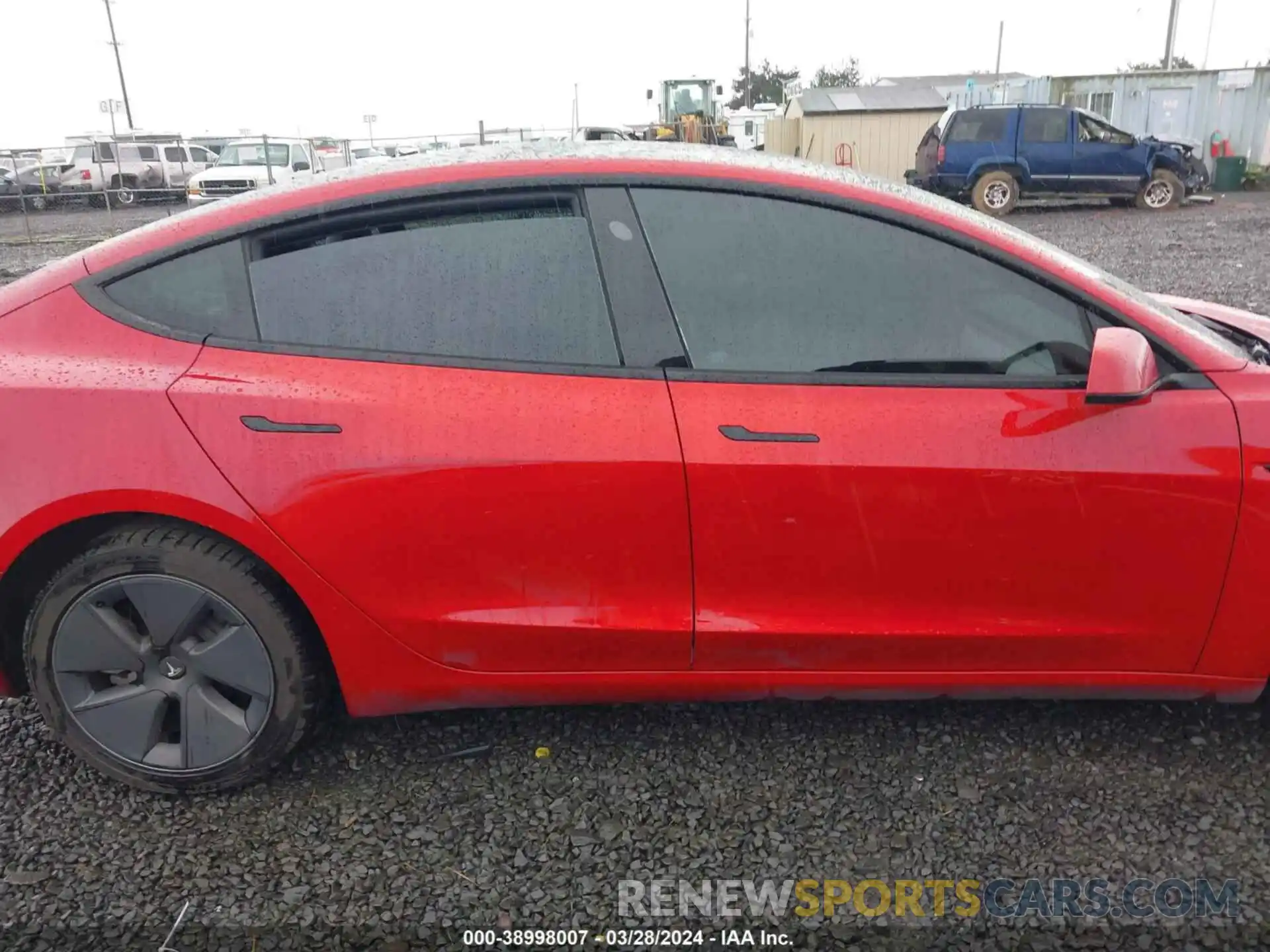 13 Photograph of a damaged car 5YJ3E1EB2NF103671 TESLA MODEL 3 2022