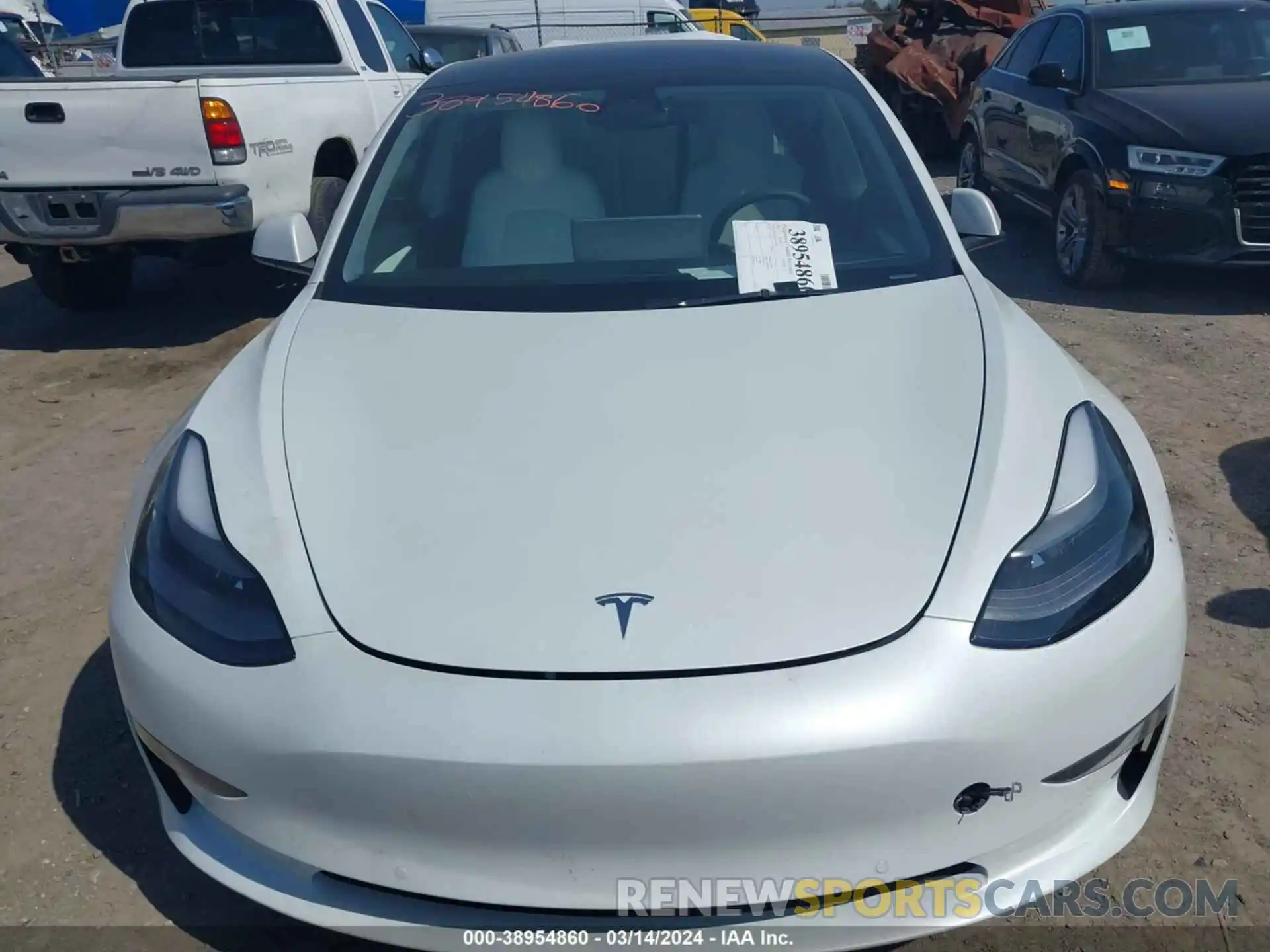 12 Photograph of a damaged car 5YJ3E1EB2NF110930 TESLA MODEL 3 2022