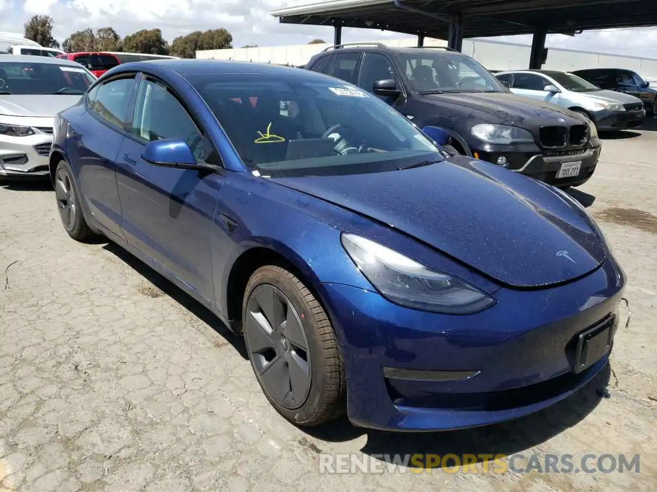 1 Фотография поврежденного автомобиля 5YJ3E1EB2NF189063 TESLA MODEL 3 2022