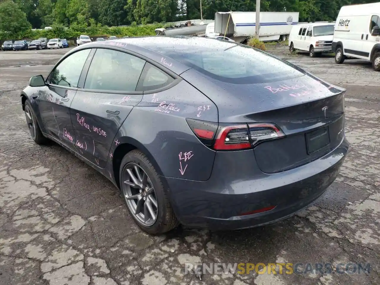 3 Фотография поврежденного автомобиля 5YJ3E1EB2NF195185 TESLA MODEL 3 2022