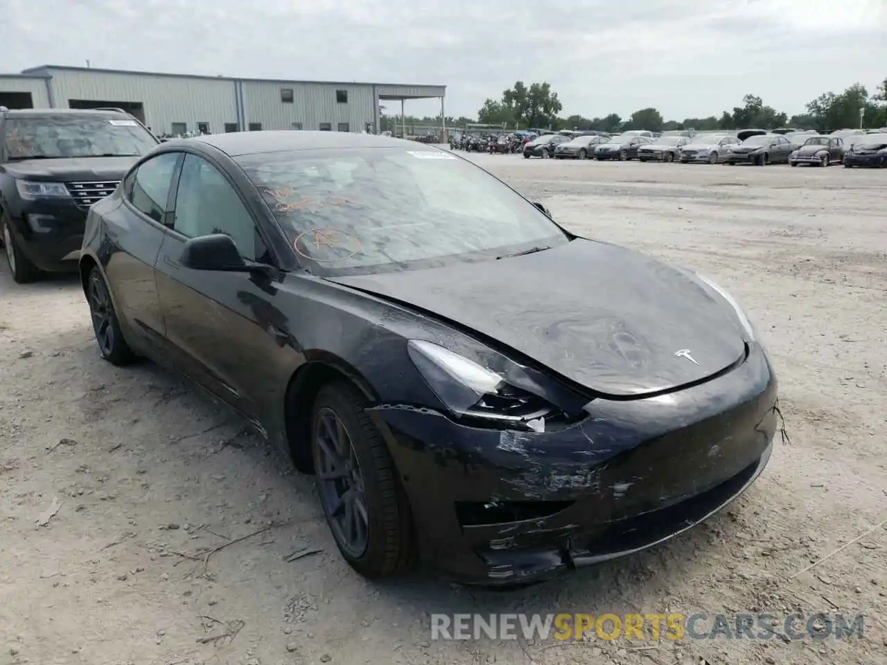 1 Photograph of a damaged car 5YJ3E1EB2NF205620 TESLA MODEL 3 2022