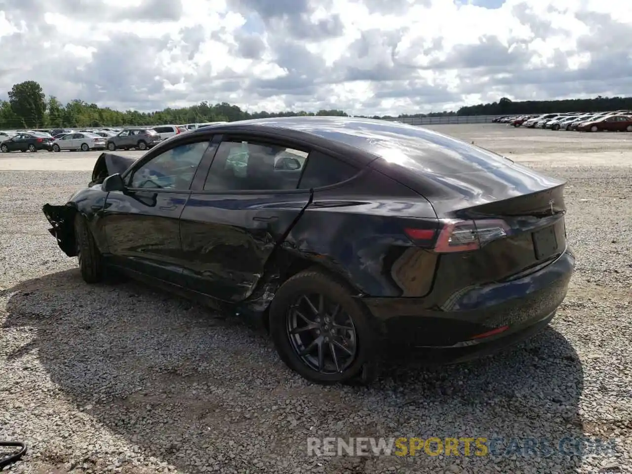 10 Photograph of a damaged car 5YJ3E1EB2NF267535 TESLA MODEL 3 2022