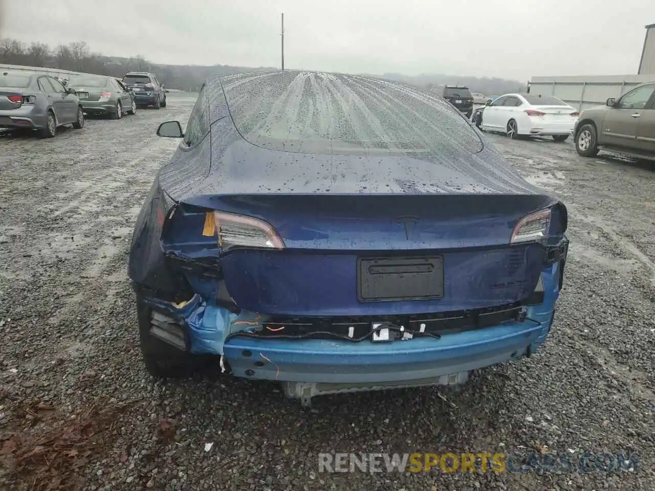 6 Photograph of a damaged car 5YJ3E1EB2NF323294 TESLA MODEL 3 2022