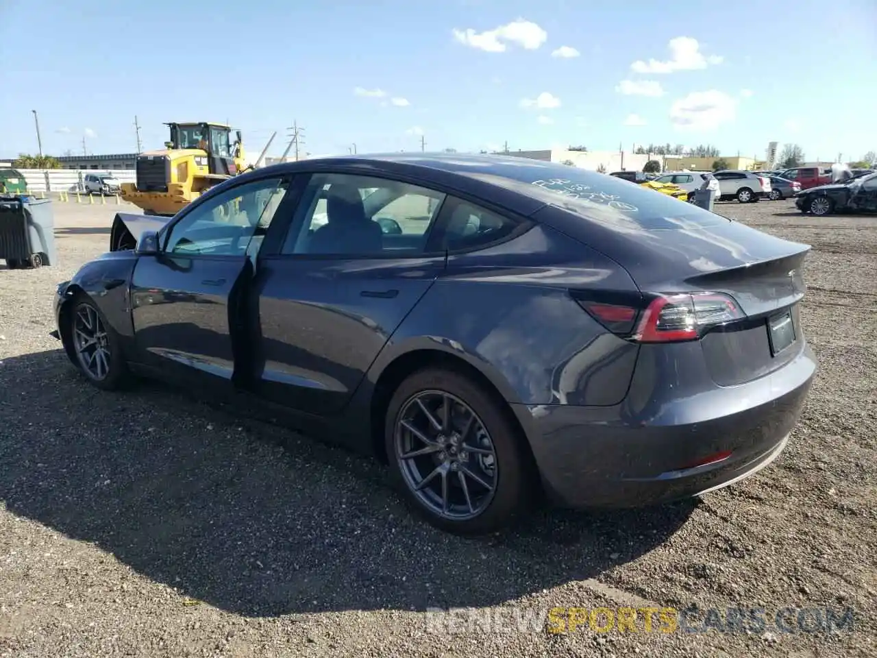 3 Photograph of a damaged car 5YJ3E1EB3NF103386 TESLA MODEL 3 2022