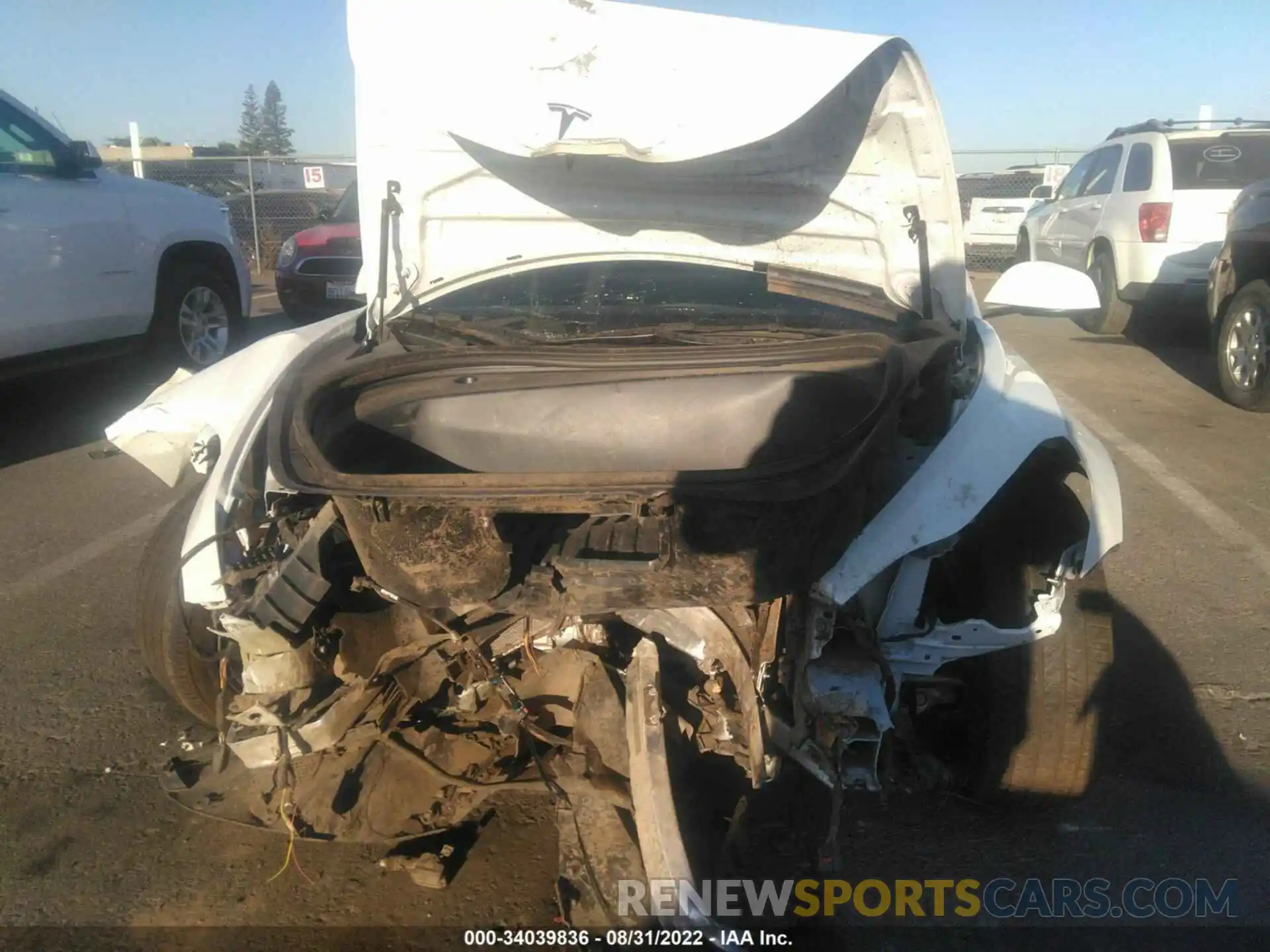 6 Photograph of a damaged car 5YJ3E1EB3NF106983 TESLA MODEL 3 2022