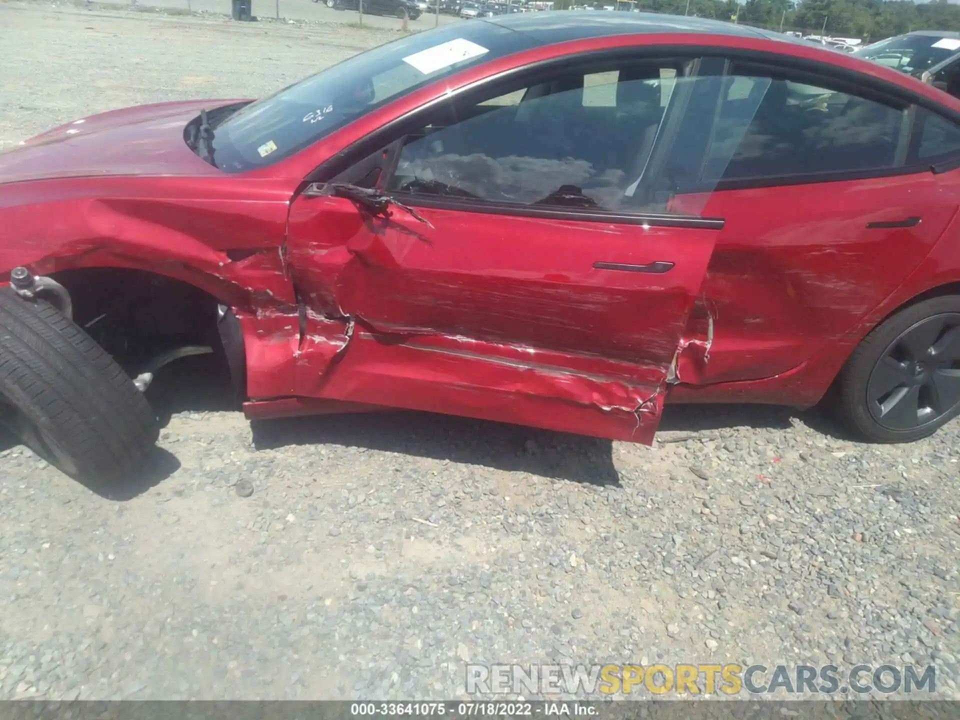 6 Photograph of a damaged car 5YJ3E1EB3NF109172 TESLA MODEL 3 2022