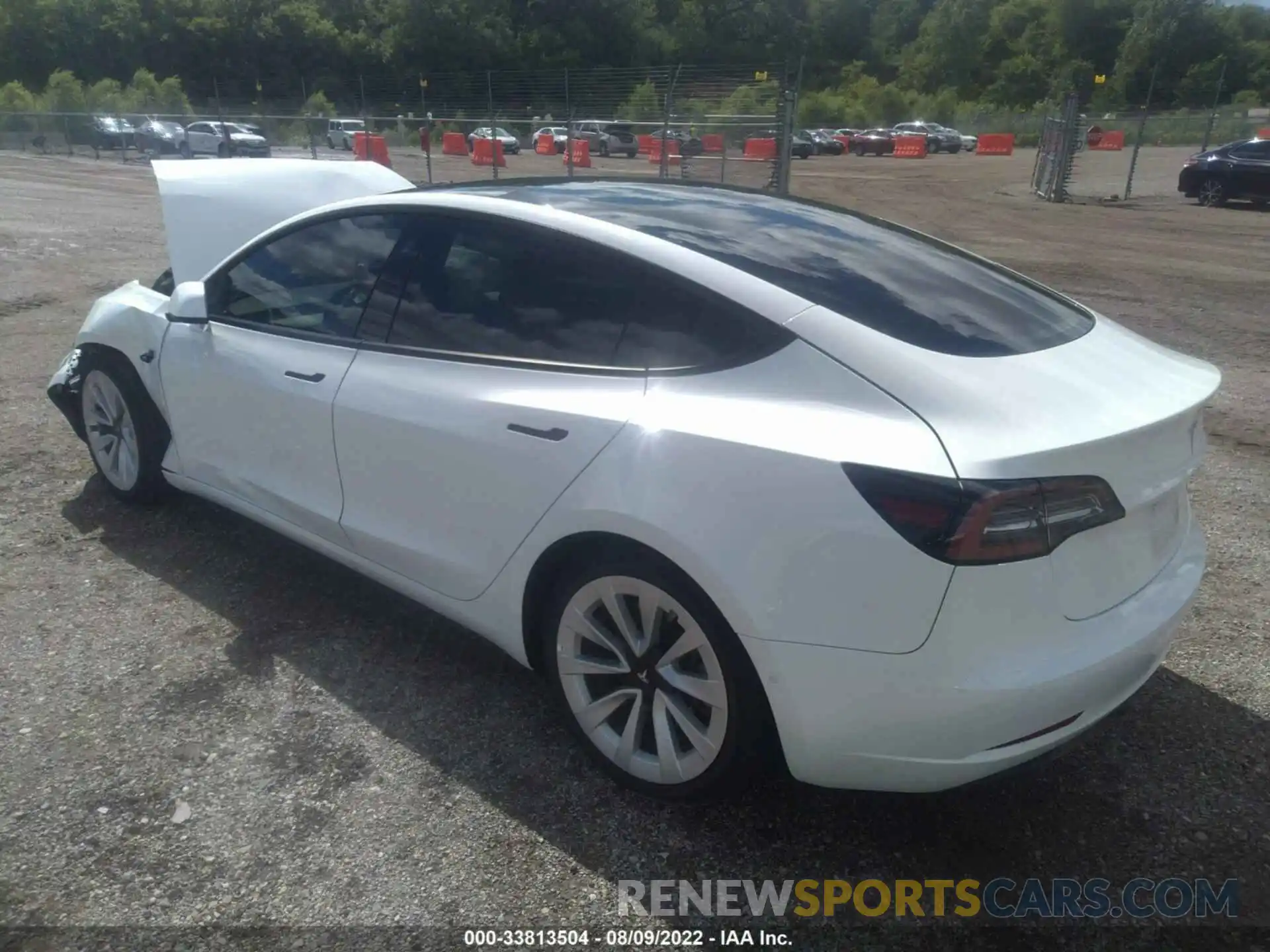 3 Photograph of a damaged car 5YJ3E1EB3NF114971 TESLA MODEL 3 2022